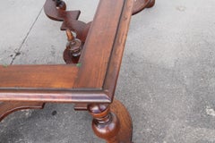 Renaissance Revival Style Coffee Table with Scalloped X-Bar Stretcher