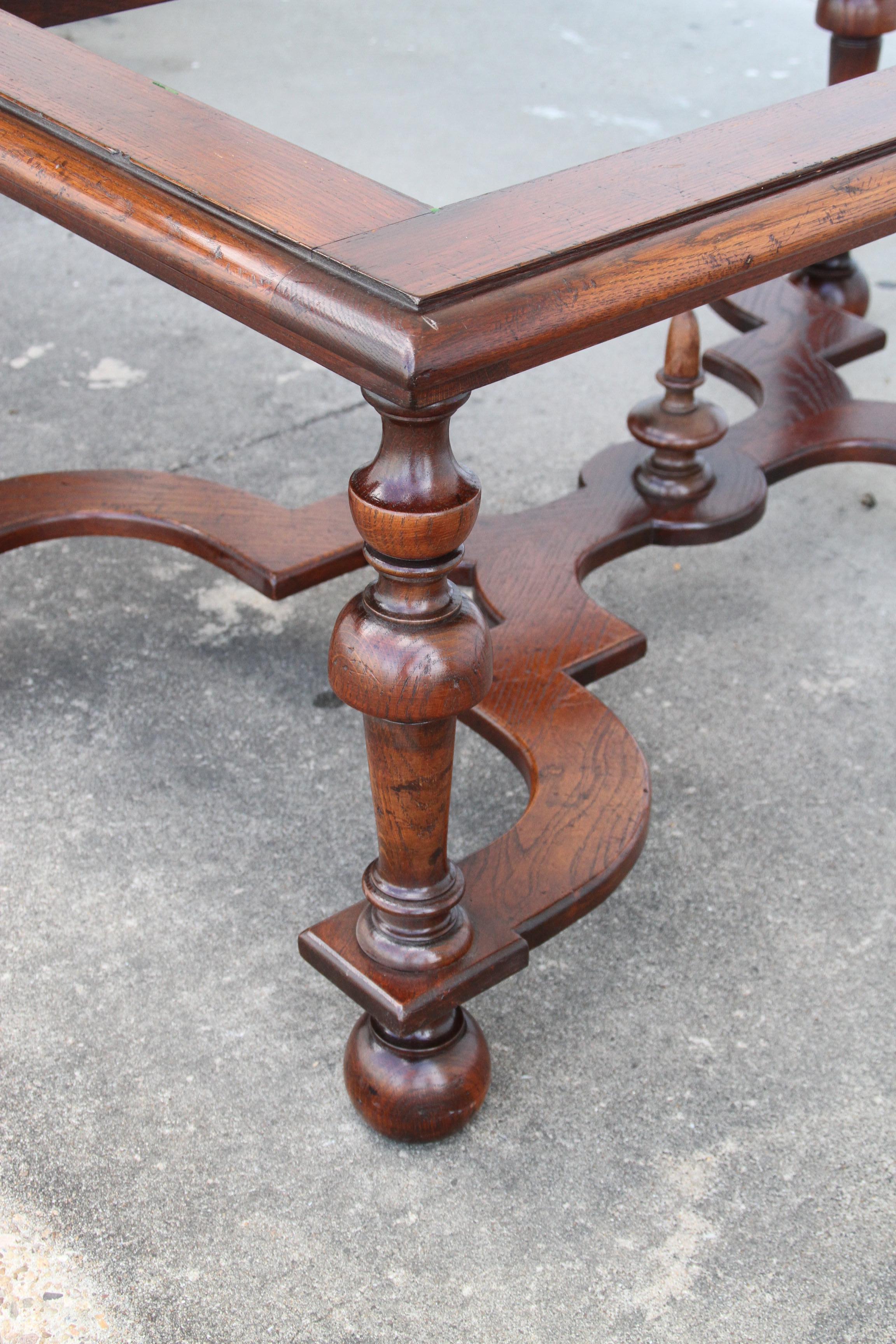 scalloped coffee table