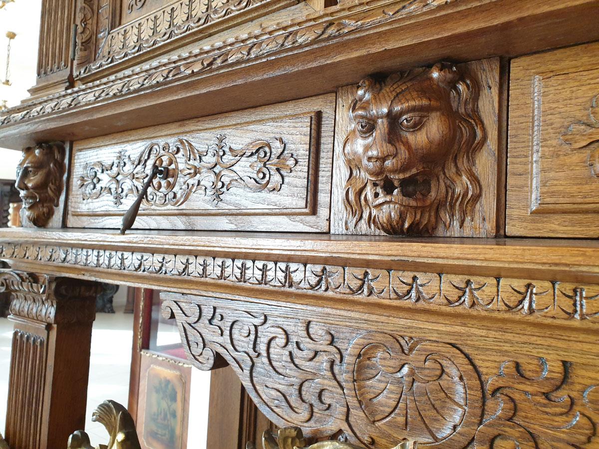 Renaissance Revival Style Palace Credenza / Sideboard, Museum Class 4