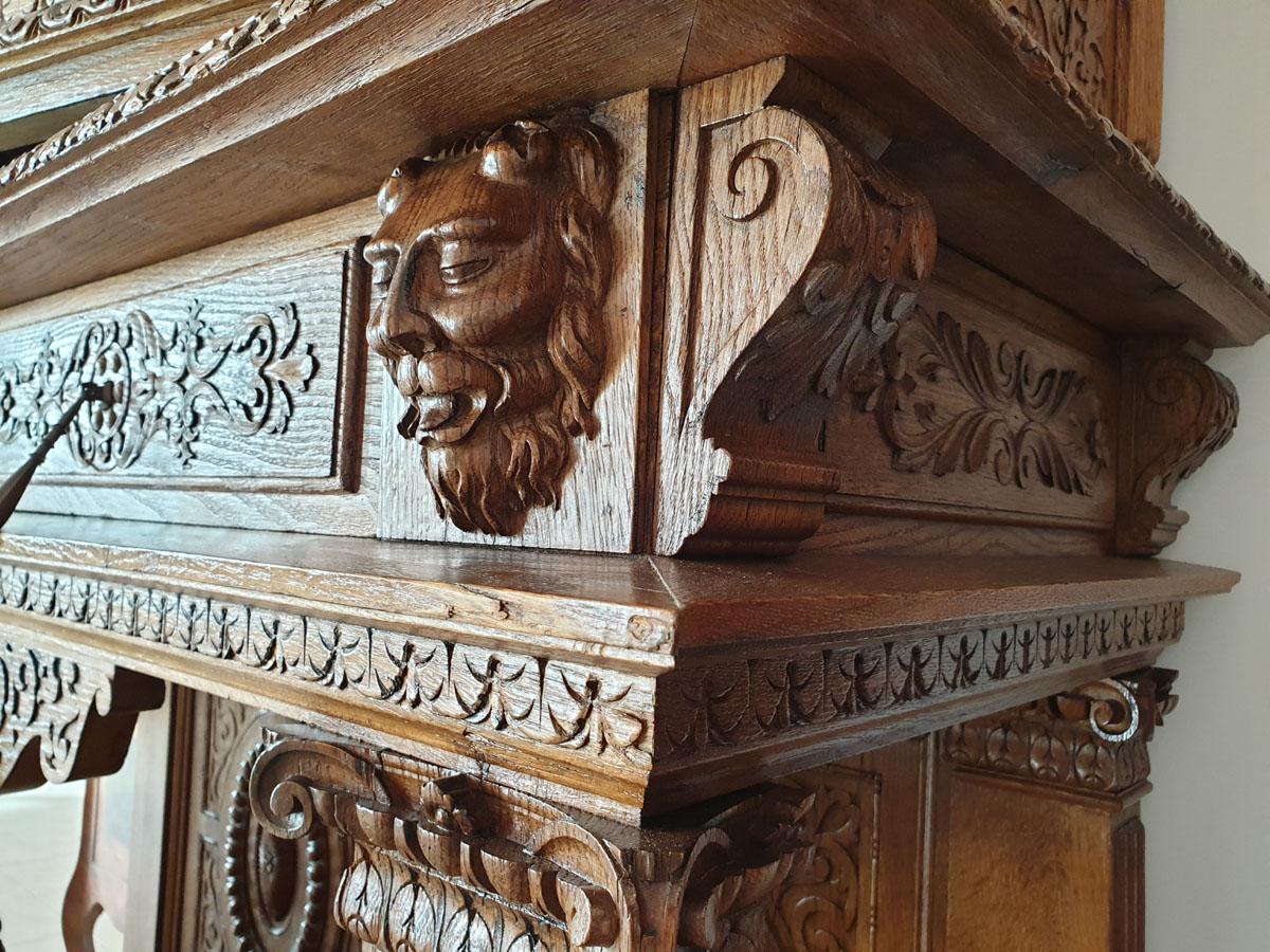 Renaissance Revival Style Palace Credenza / Sideboard, Museum Class 5