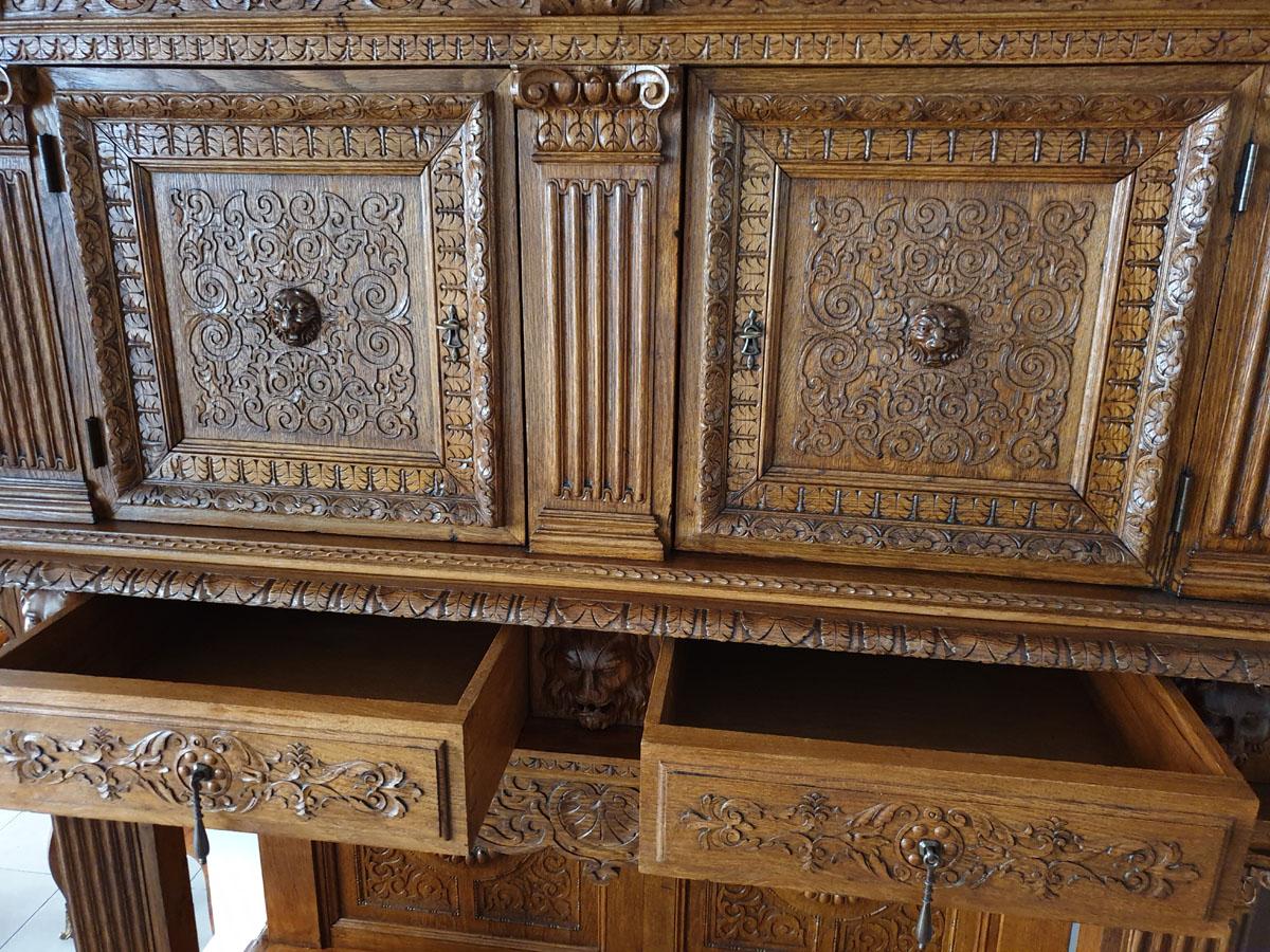 Renaissance Revival Style Palace Credenza / Sideboard, Museum Class 2