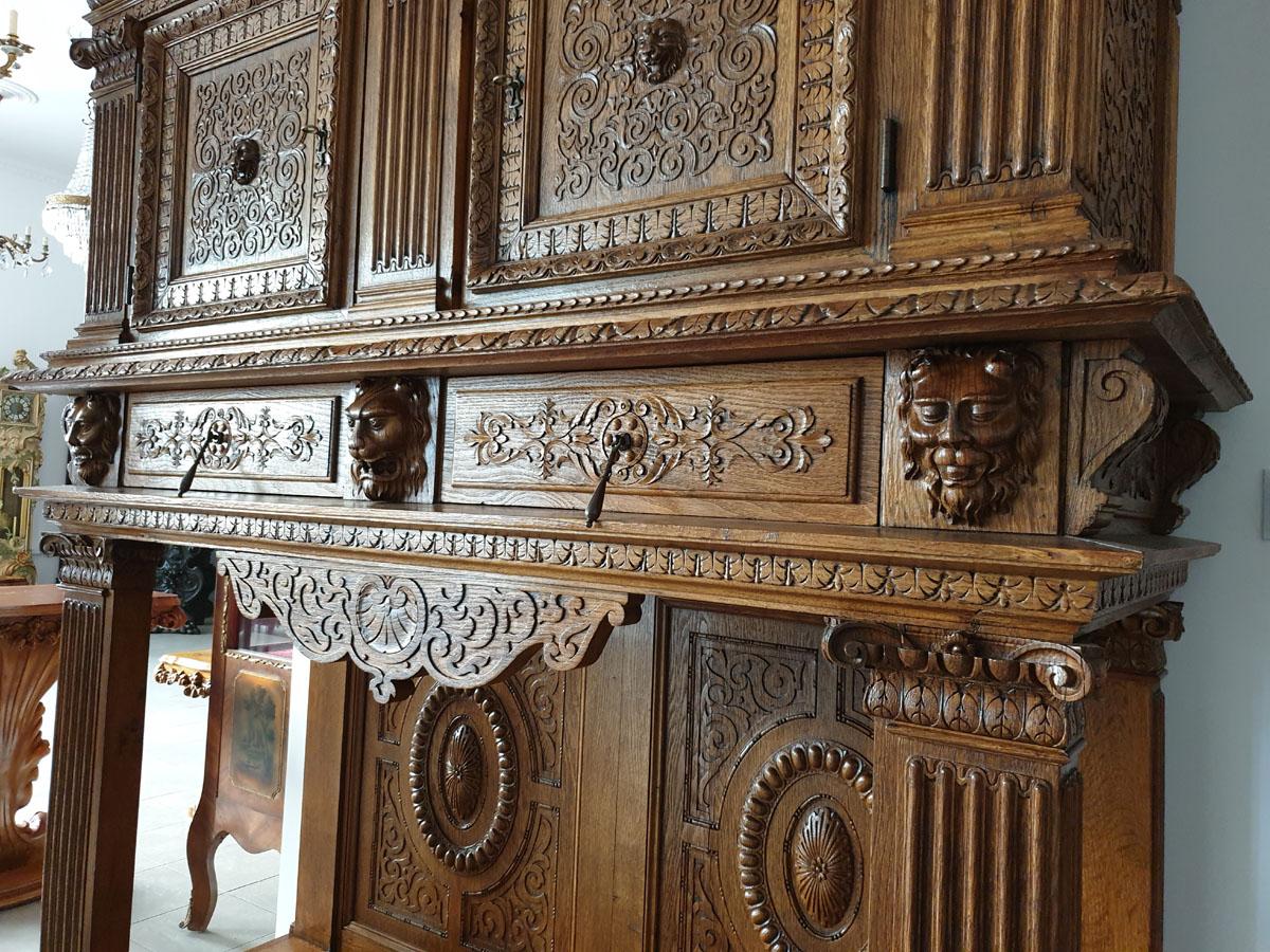Renaissance Revival Style Palace Credenza / Sideboard, Museum Class 3
