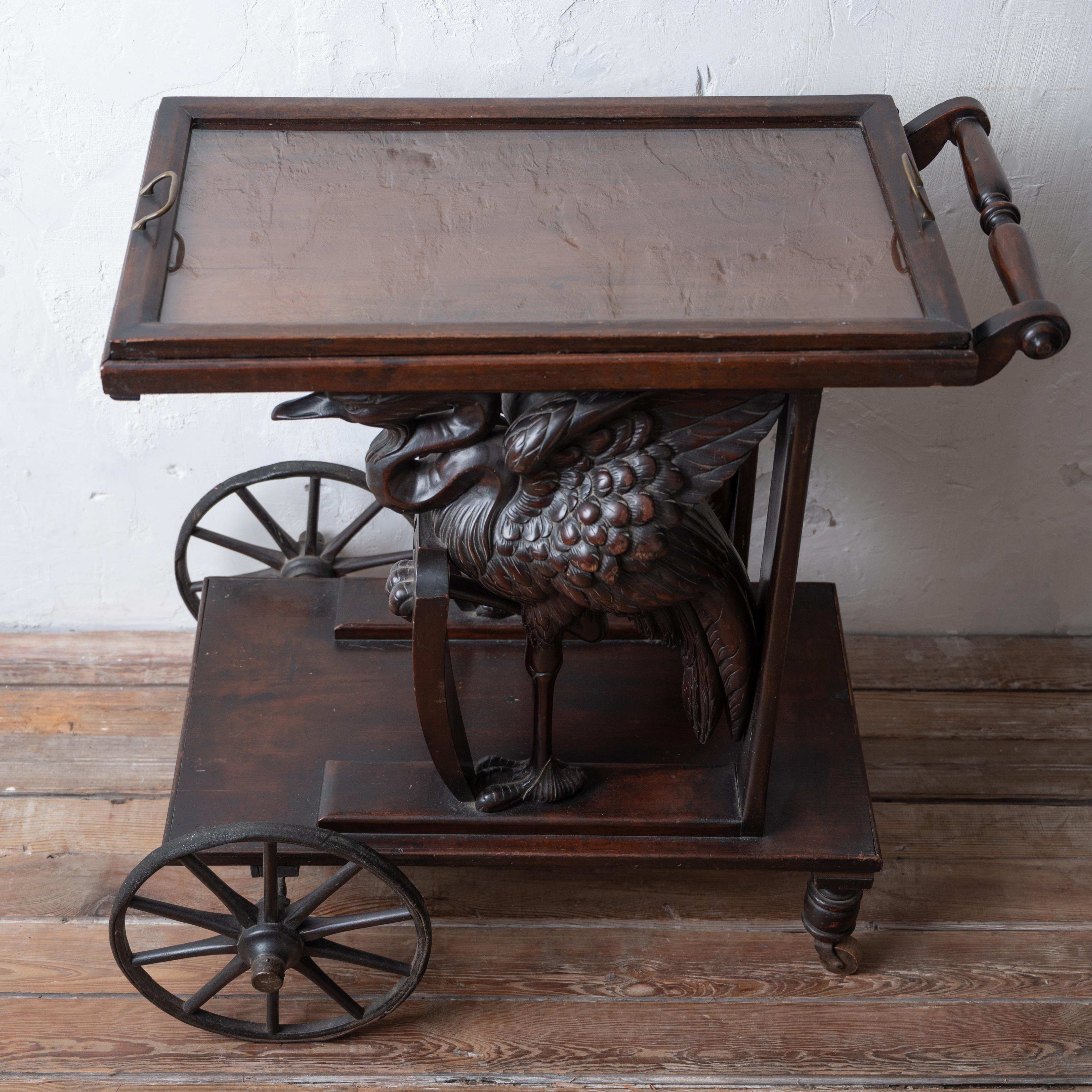 Renaissance Revival Tea Trolley For Sale 5