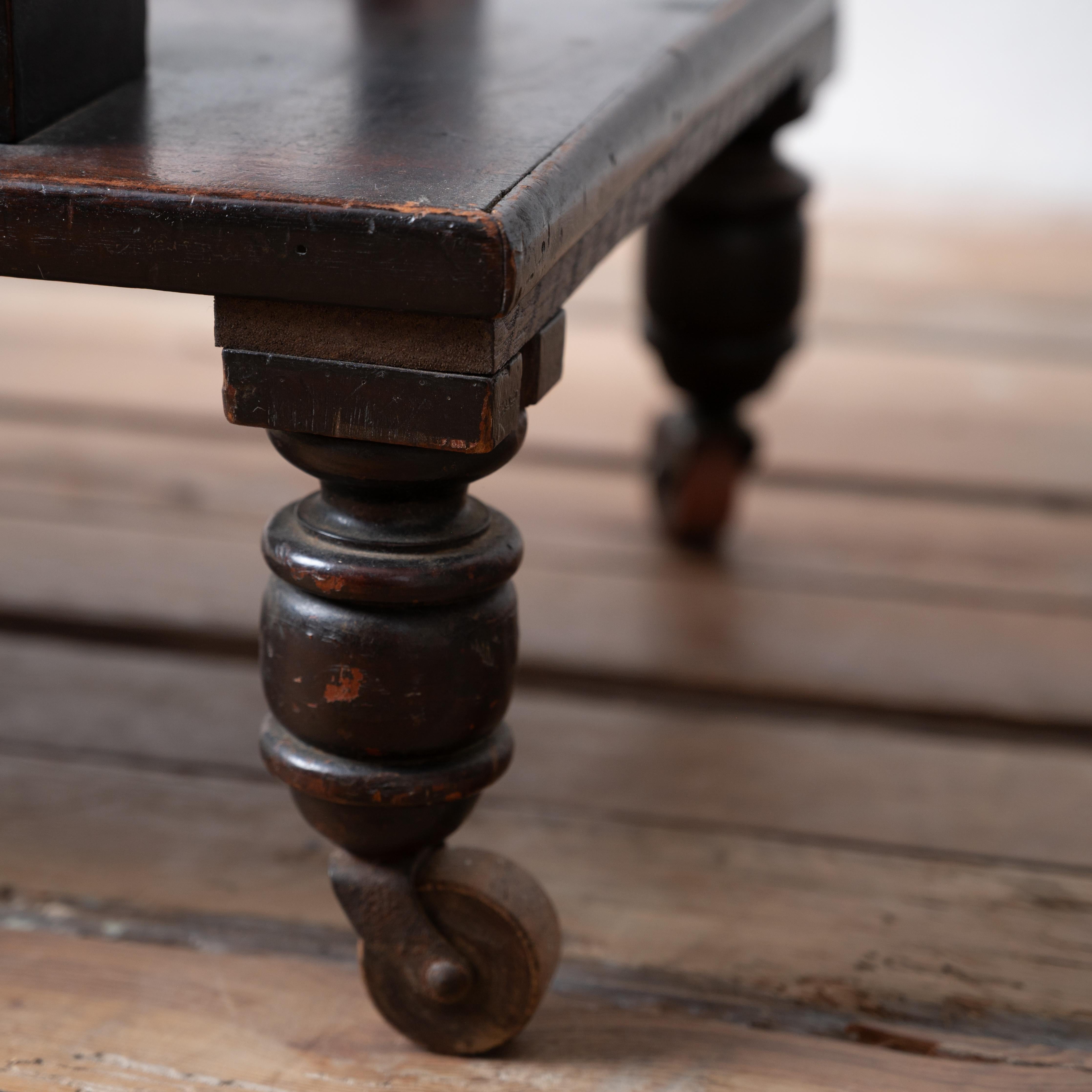 Renaissance Revival Tea Trolley For Sale 9