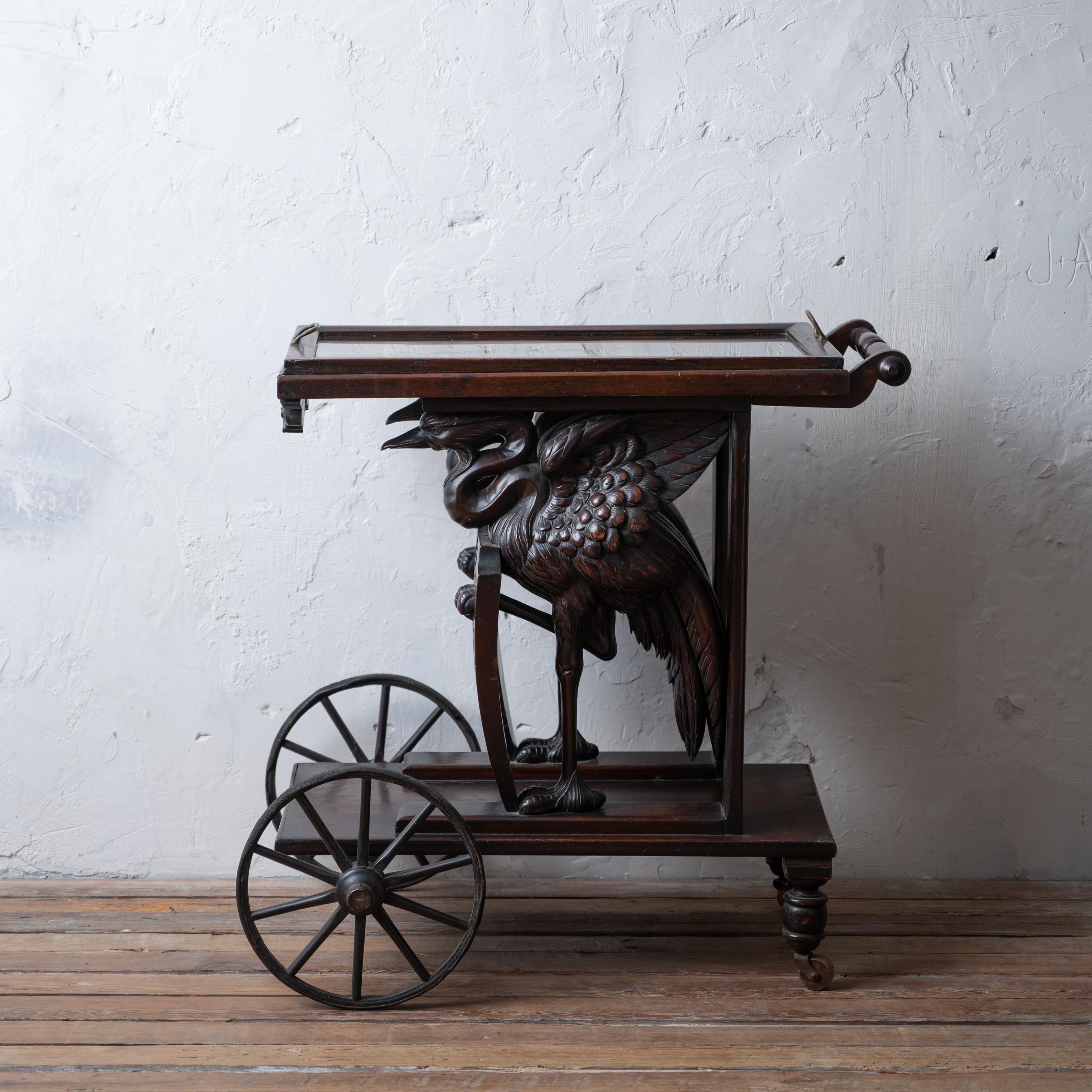 Late 19th Century Renaissance Revival Tea Trolley For Sale