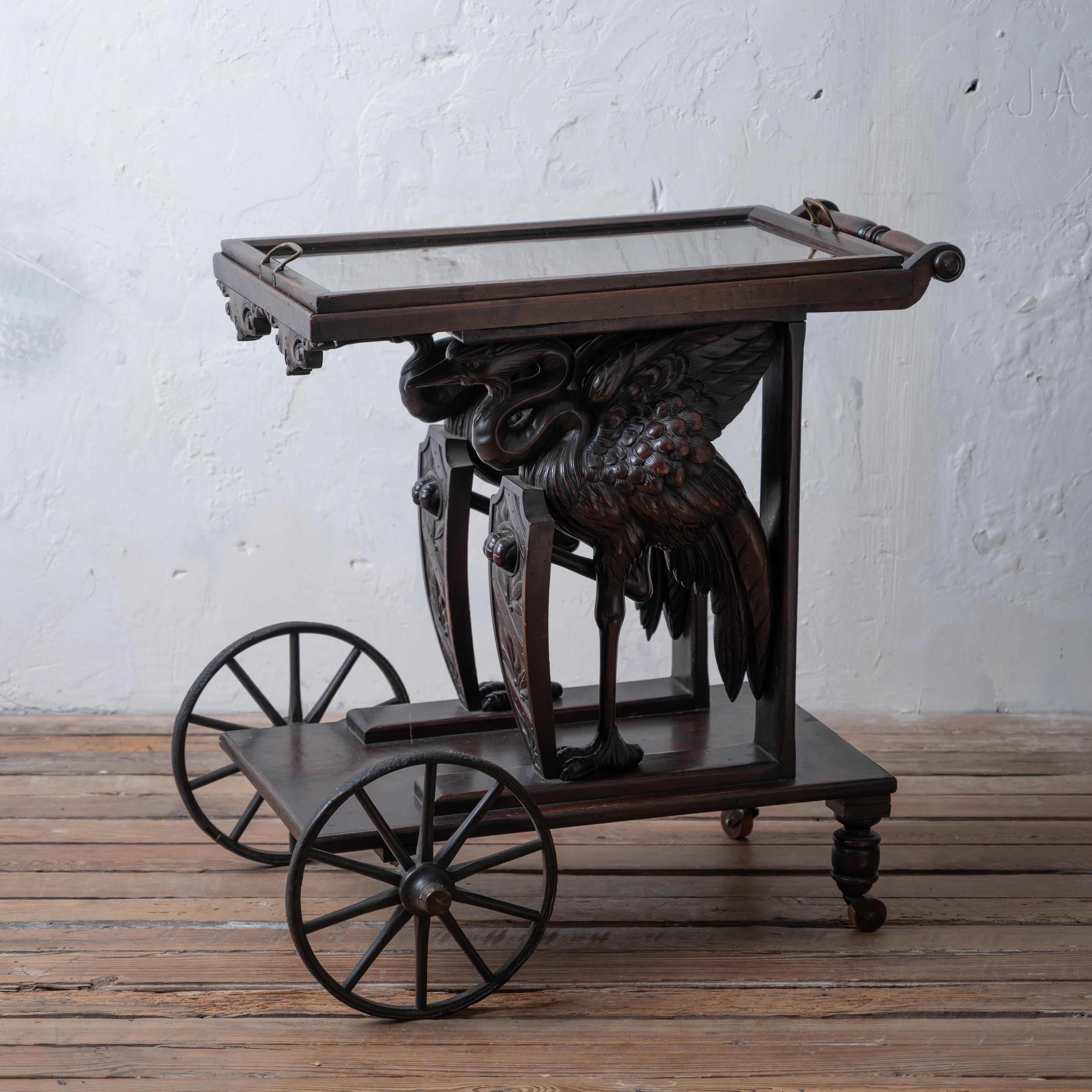 Renaissance Revival Tea Trolley For Sale 2