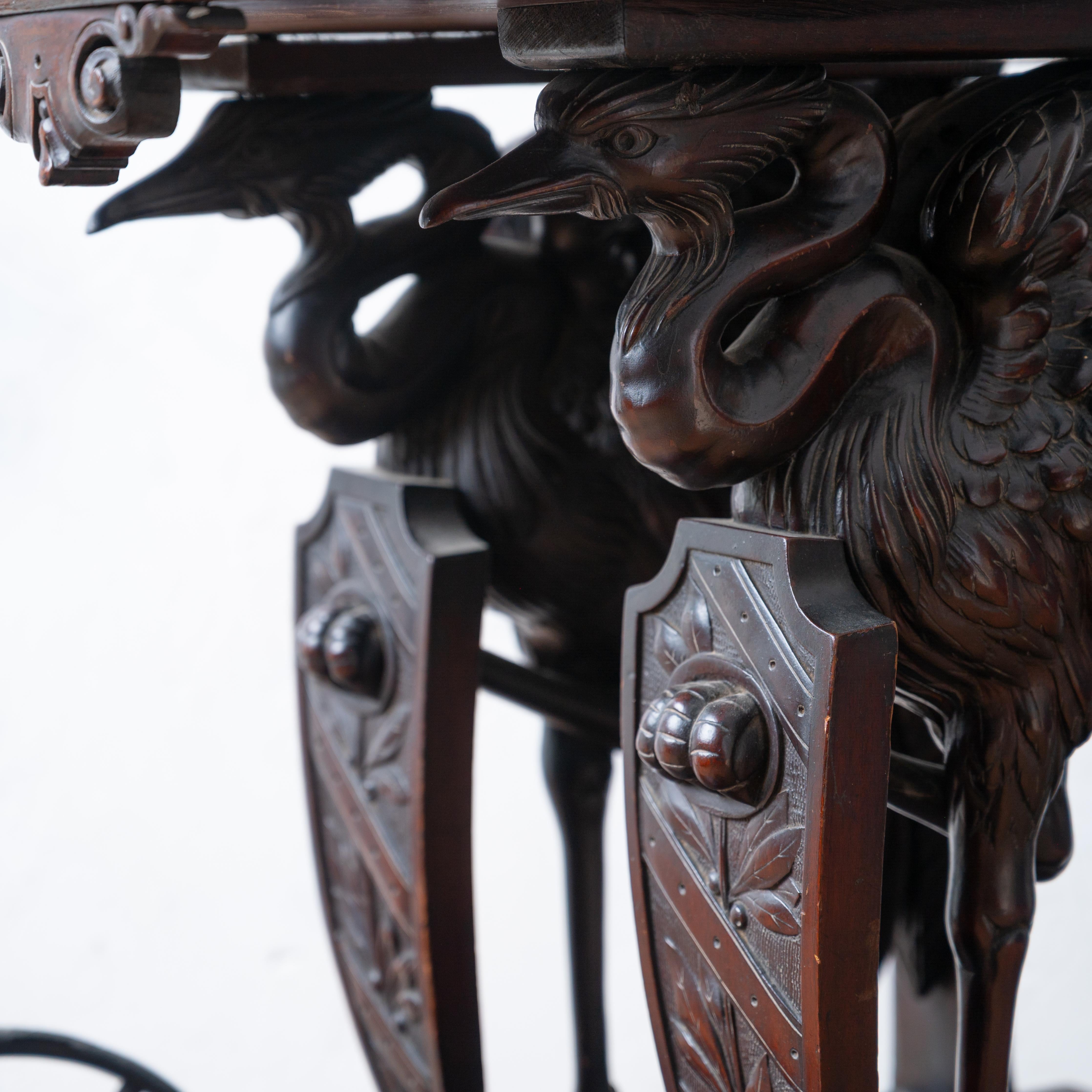 Renaissance Revival Tea Trolley For Sale 3