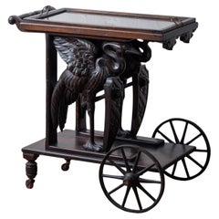Antique Renaissance Revival Tea Trolley