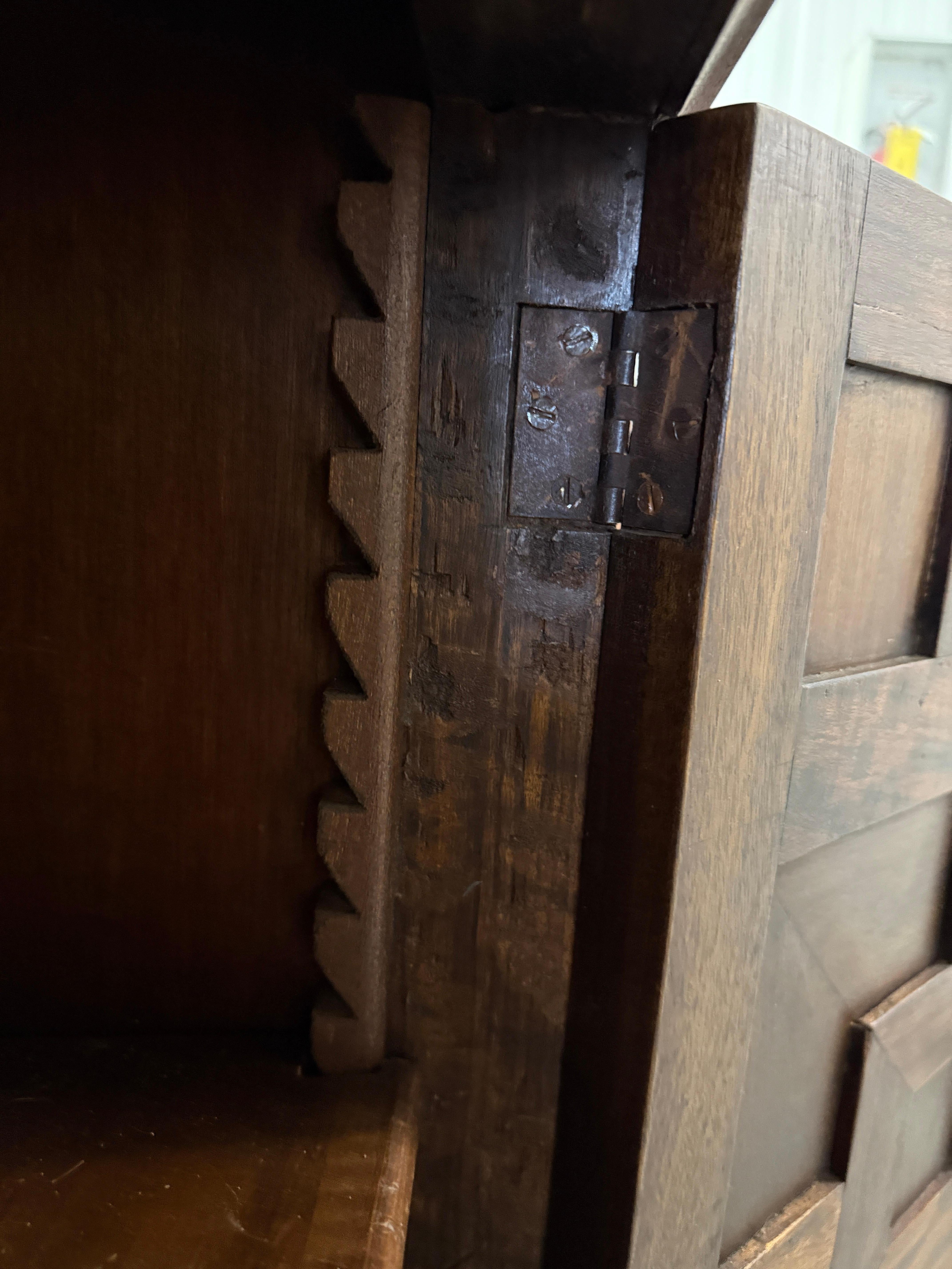 Renaissance Revival Walnut Sideboard with Geometric Panels, 19th Century For Sale 2