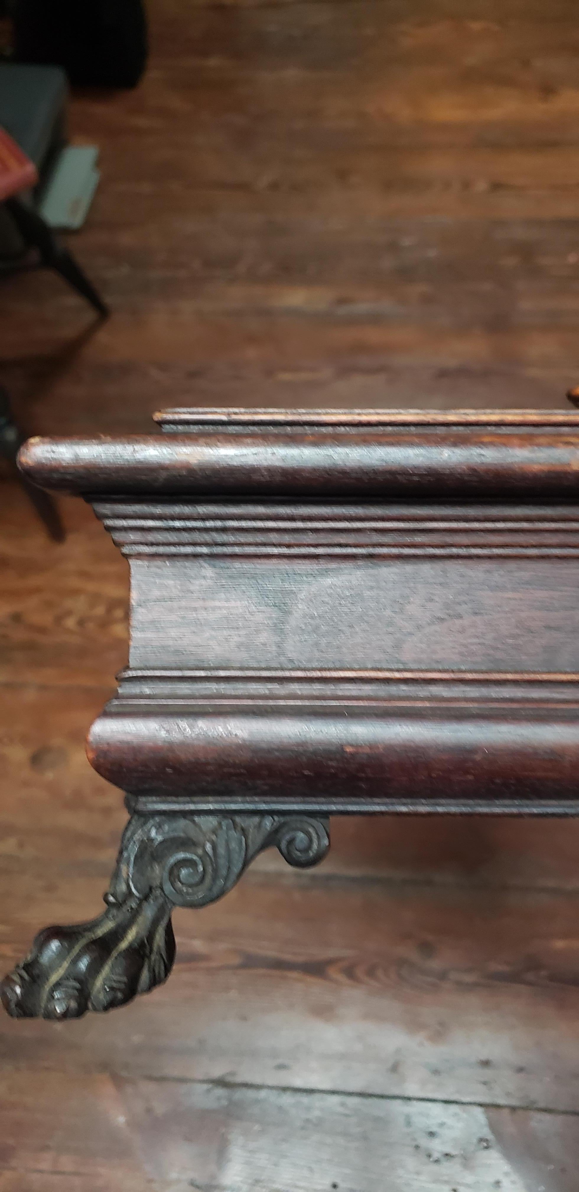 Renaissance Revival Wooden Desk Top or Jewelry Box in Walnut In Good Condition In New York, NY