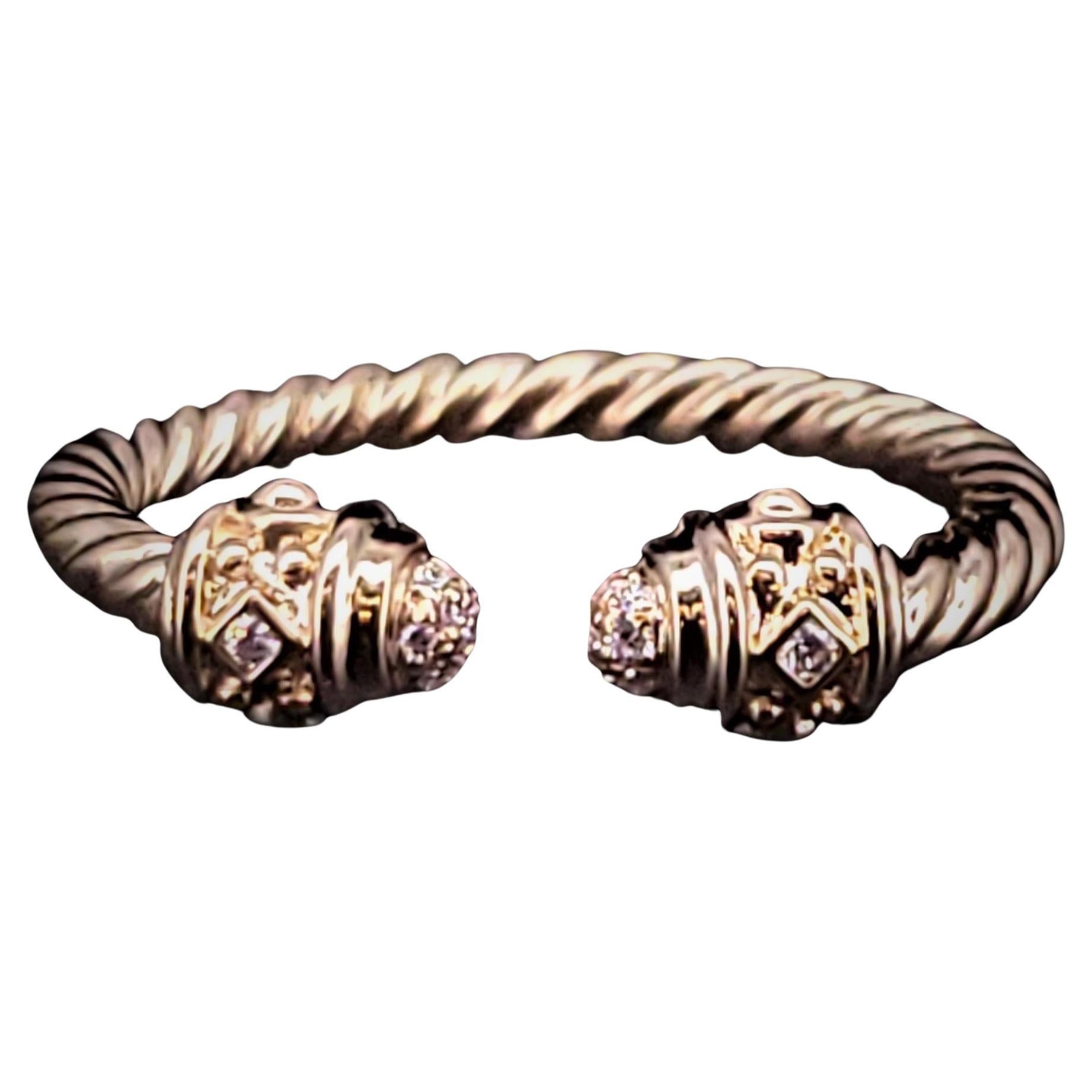 Renaissance Ring 18K Yellow Gold with Diamonds, 2.3mm