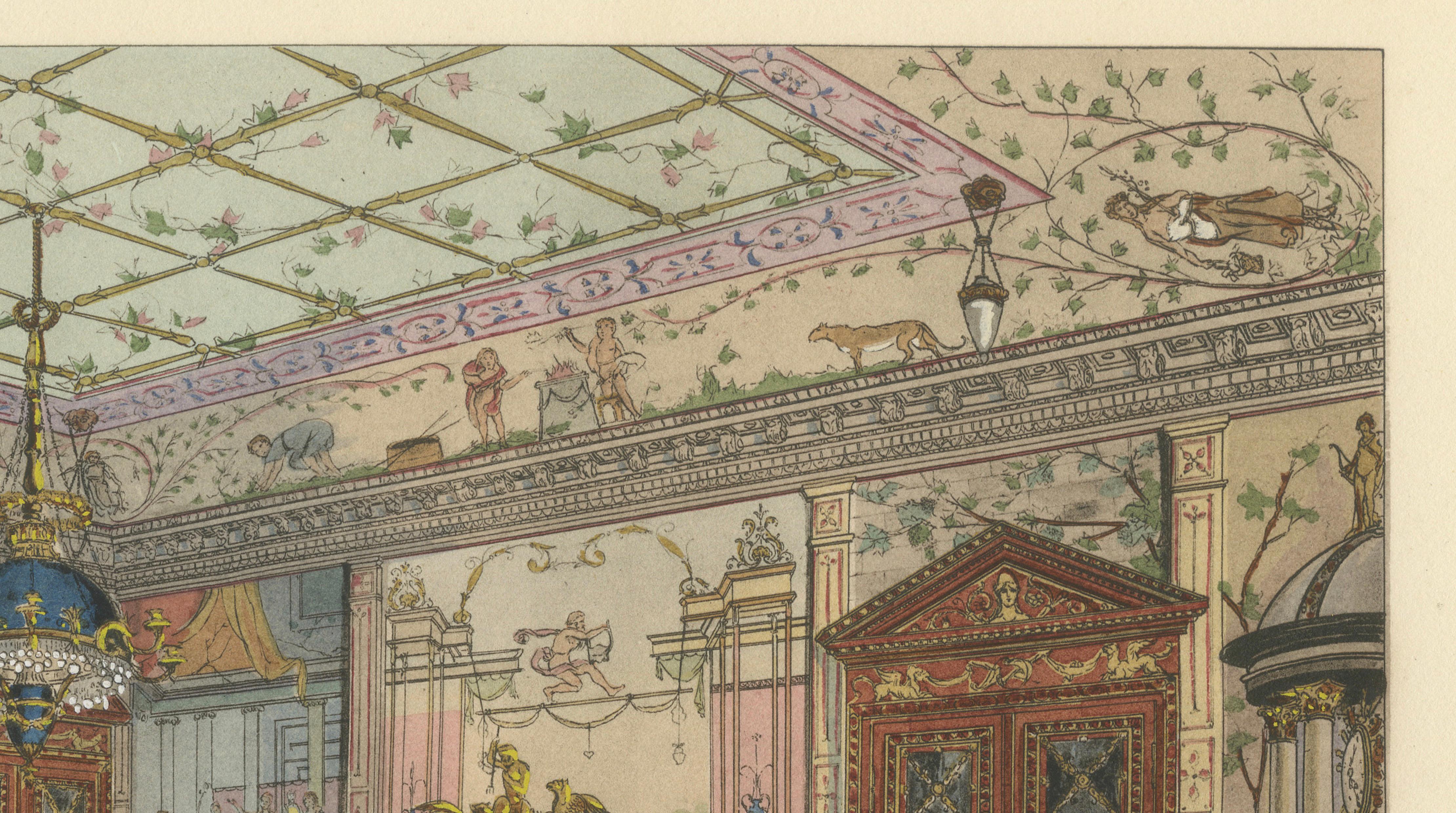 Renaissance Splendour: The Grand Dining Room of Henry d'Allemagne, 1900