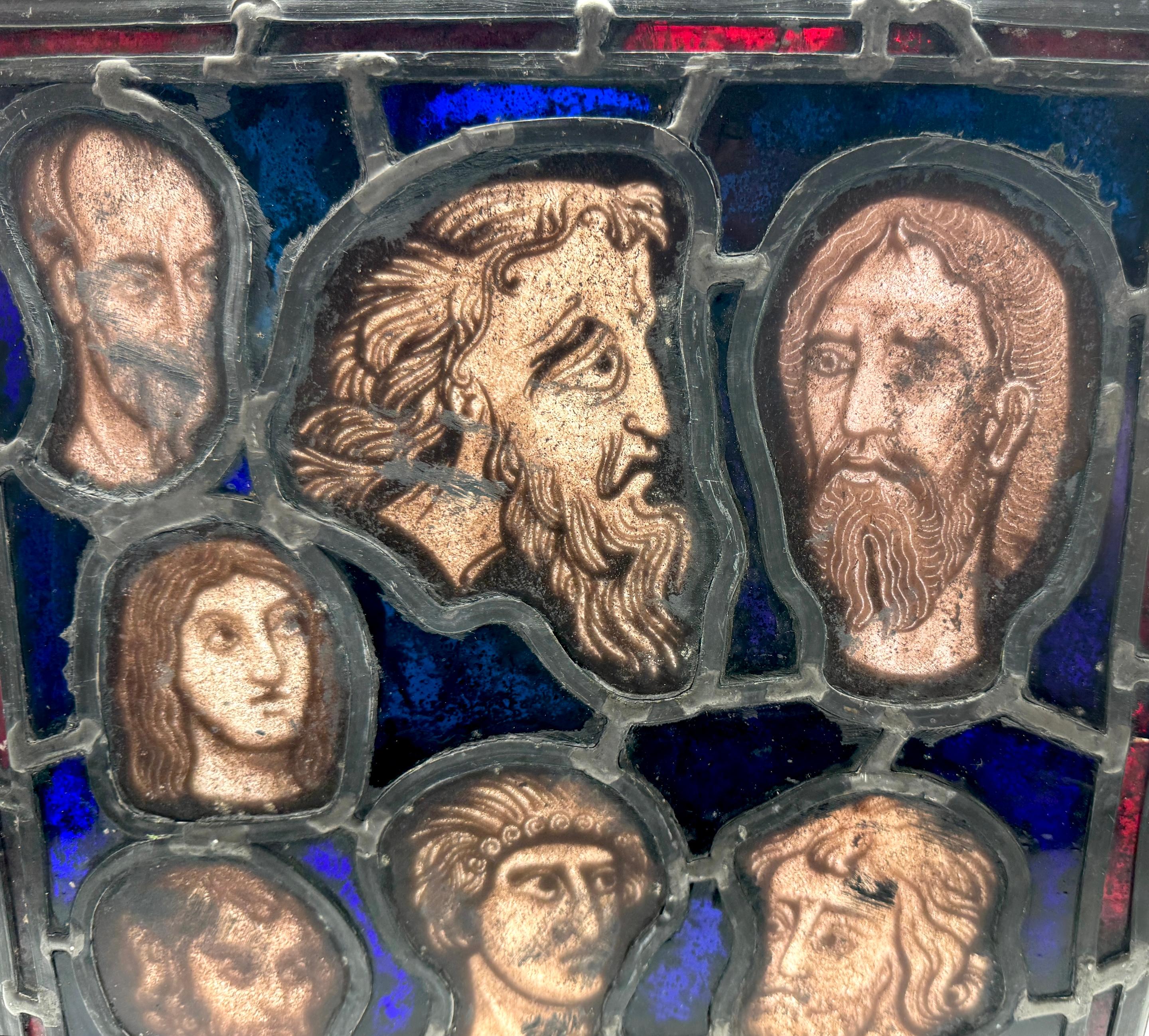 Renaissance-Glasmalerei, 'Sieben Männer von gutem Ruf' im Angebot 4