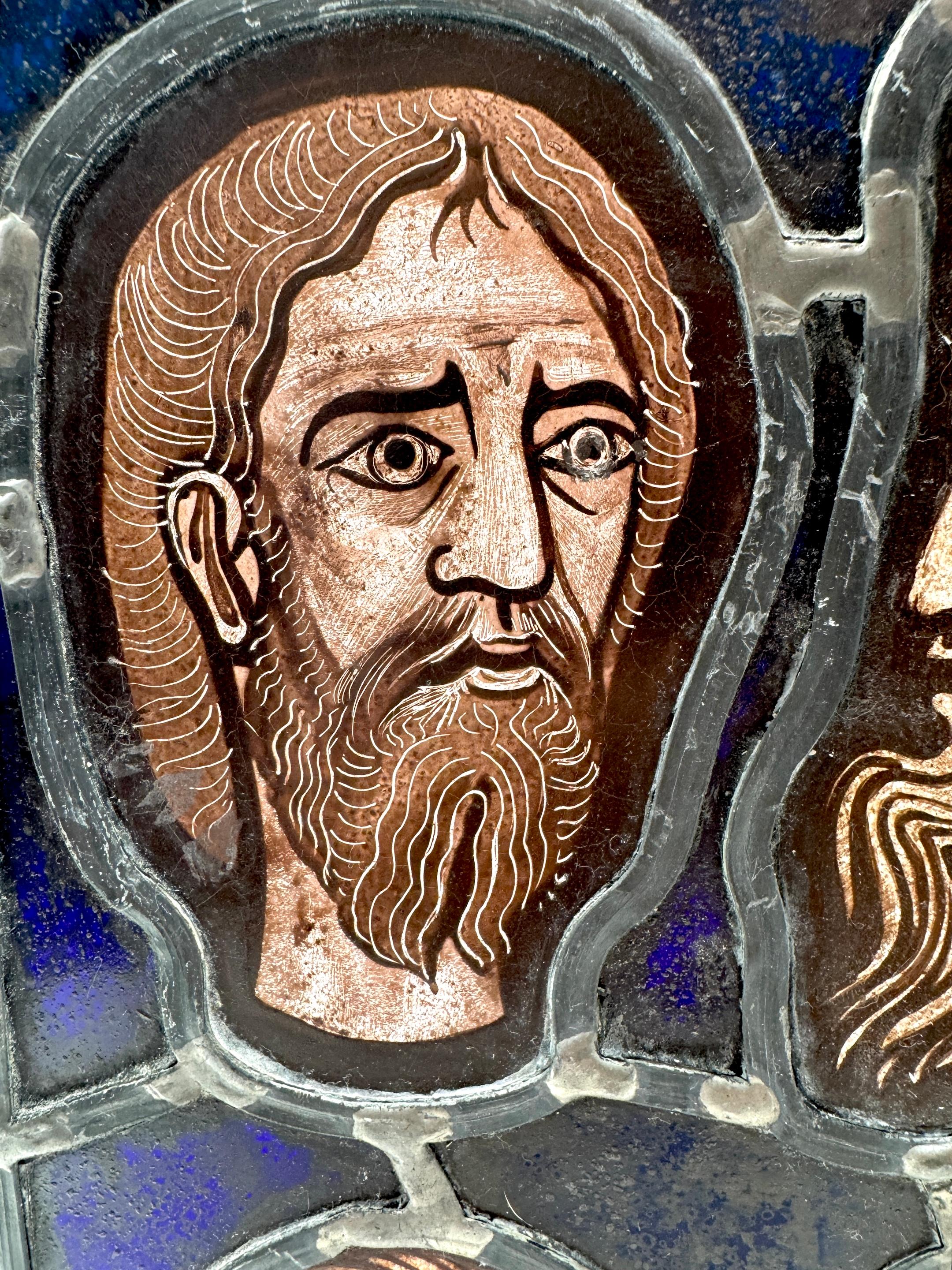 Renaissance-Glasmalerei, 'Sieben Männer von gutem Ruf' im Angebot 1