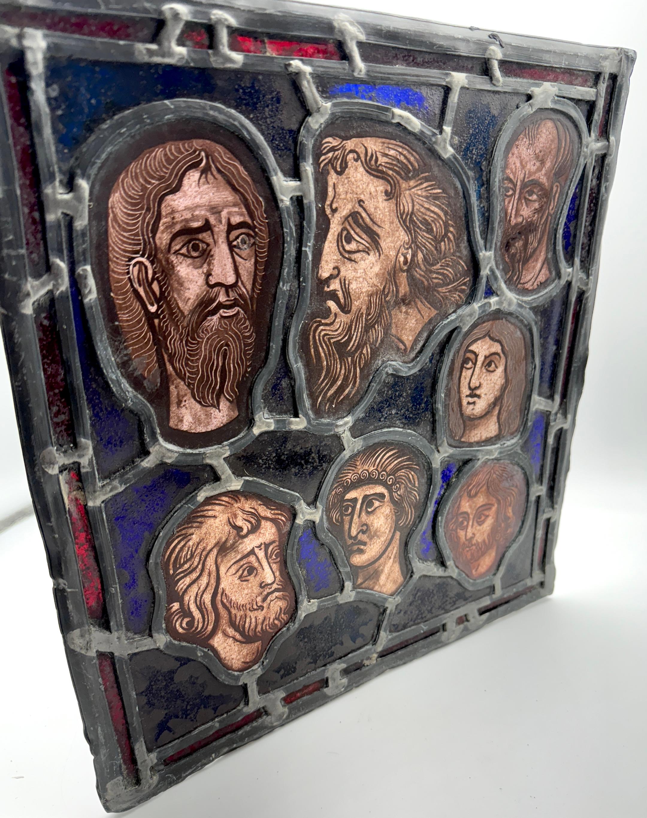 Renaissance-Glasmalerei, 'Sieben Männer von gutem Ruf' im Angebot 2