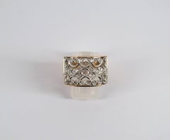 Renaissance Style 0.50 Carat Diamond Yellow Gold Ring