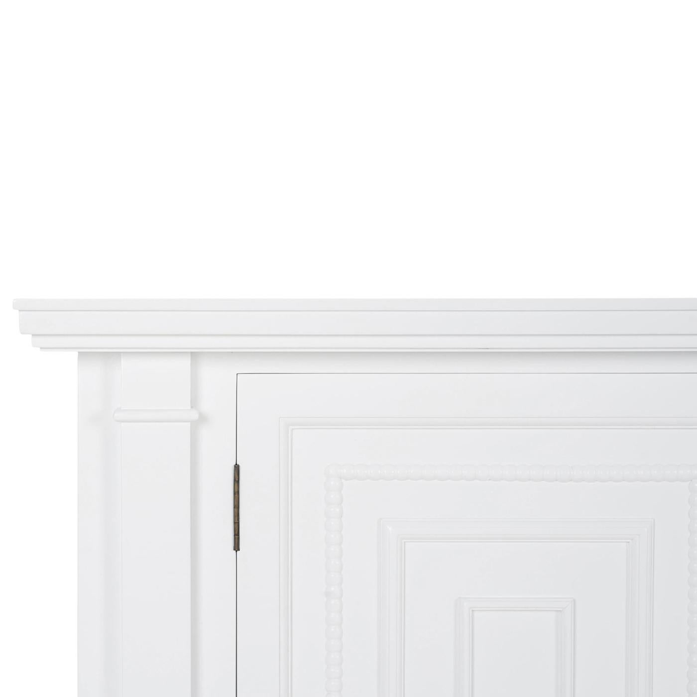 Contemporary Renaissance Style 60 Inch Credenza For Sale
