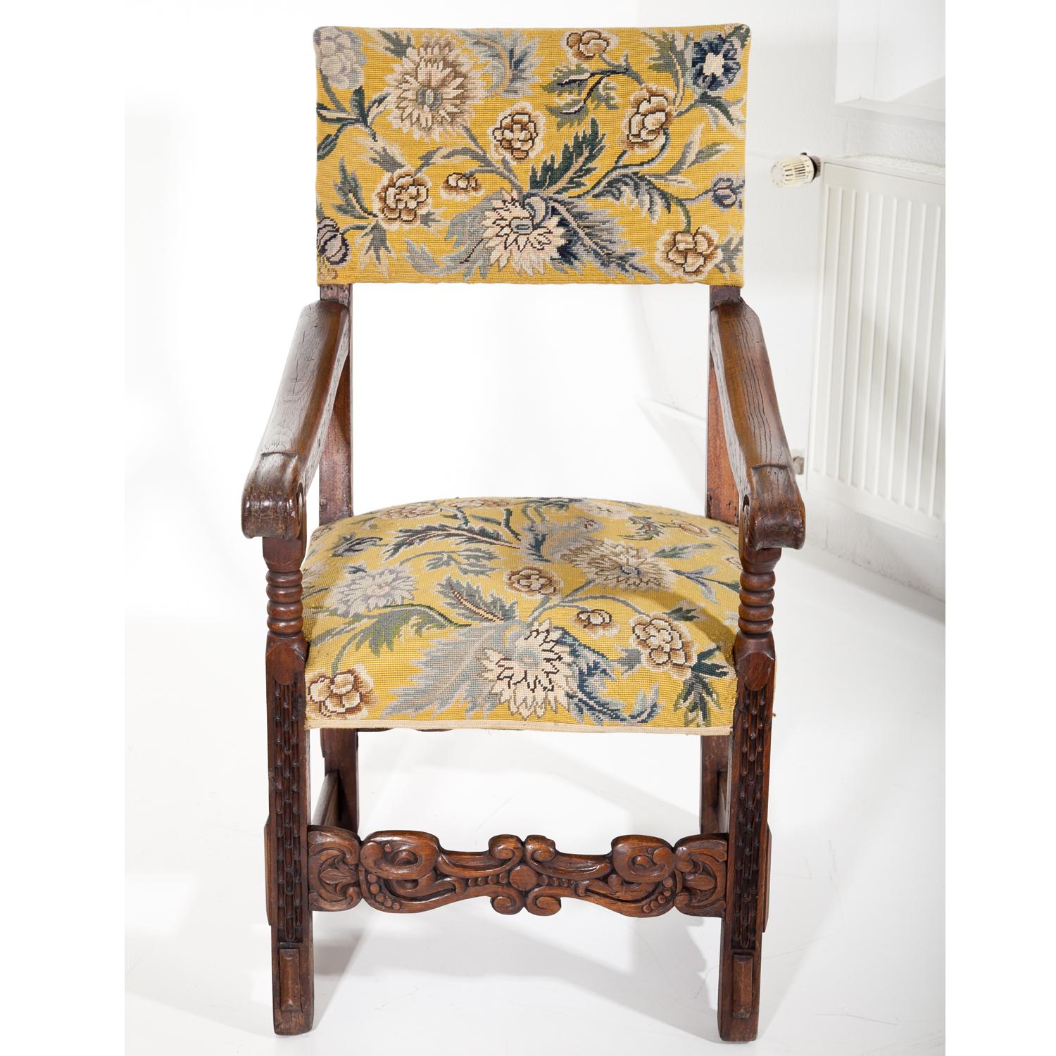 18th Century and Earlier Renaissance Style Armchair