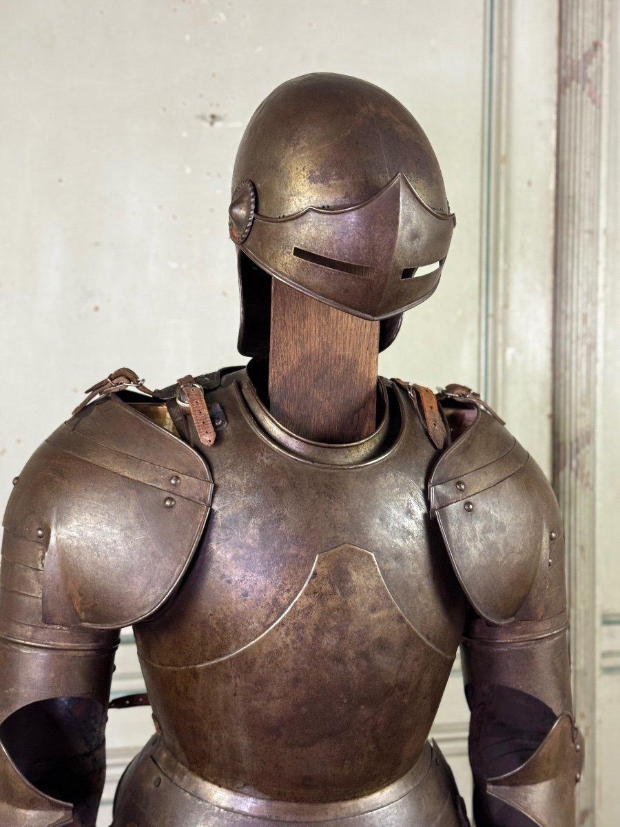 Armure de style Renaissance, gantelets manquants