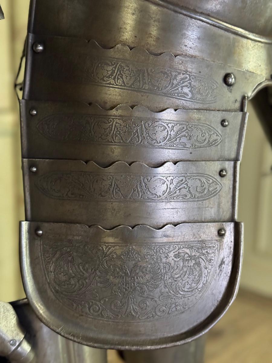 Rüstung im Renaissance-Stil, Toledo, 19. Jahrhundert im Angebot 6