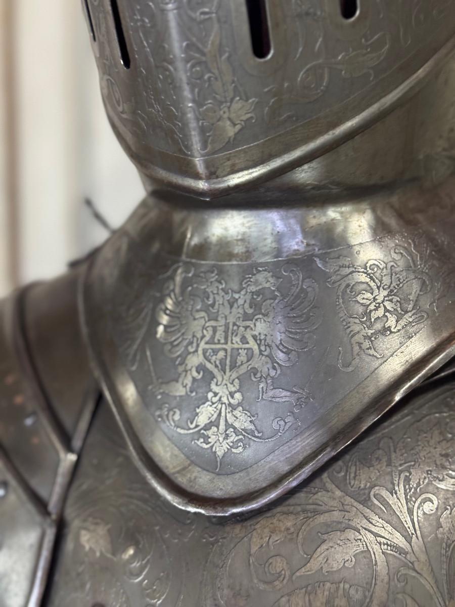 Rüstung im Renaissance-Stil, Toledo, 19. Jahrhundert (Metall) im Angebot