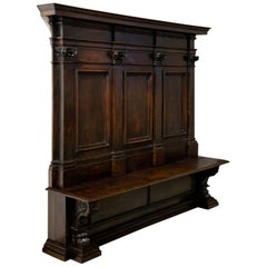 Renaissance-Style Bench, 17th-20th Century