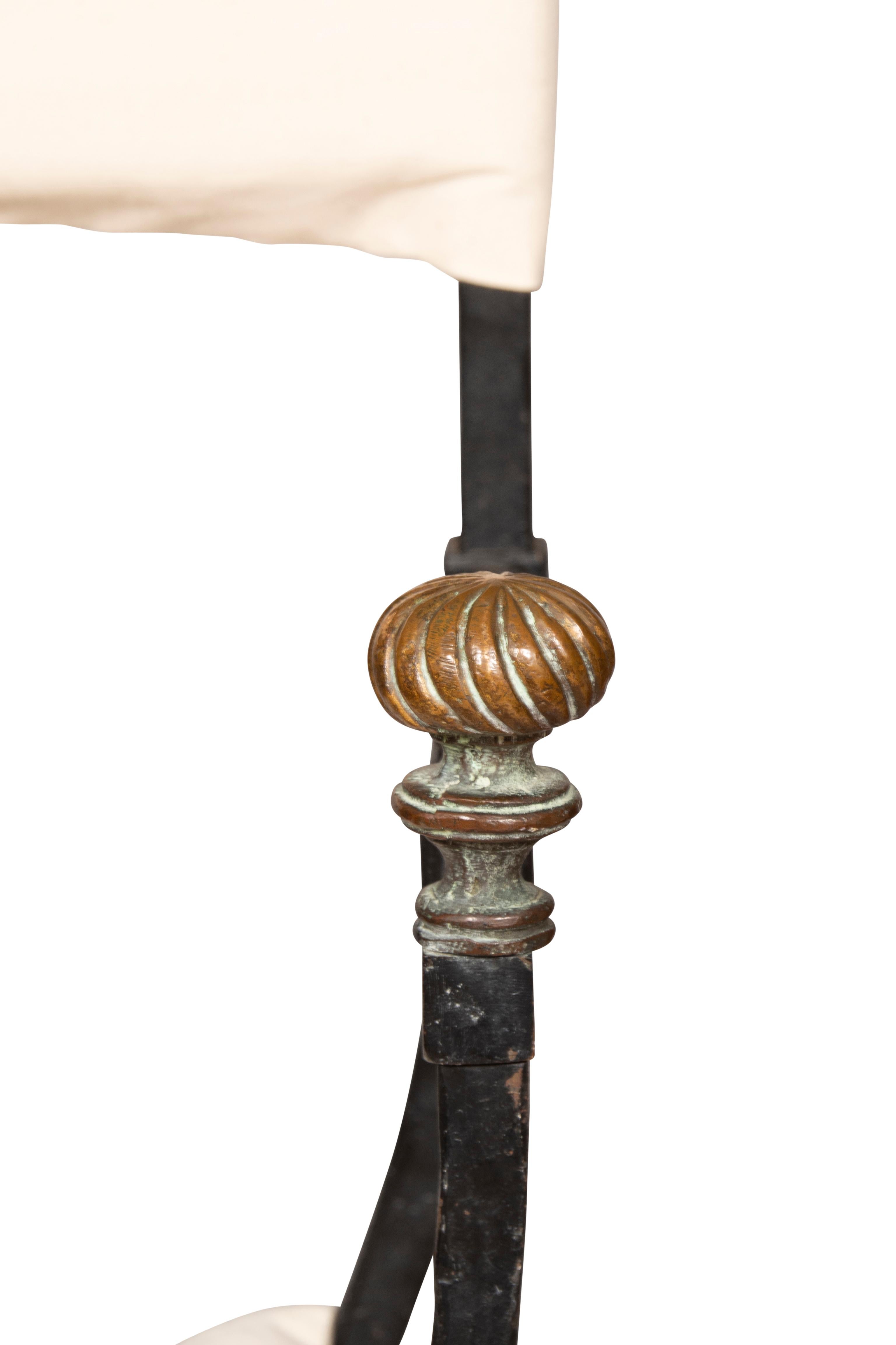 Sessel aus Bronze und Schmiedeeisen im Renaissance-Stil im Angebot 3