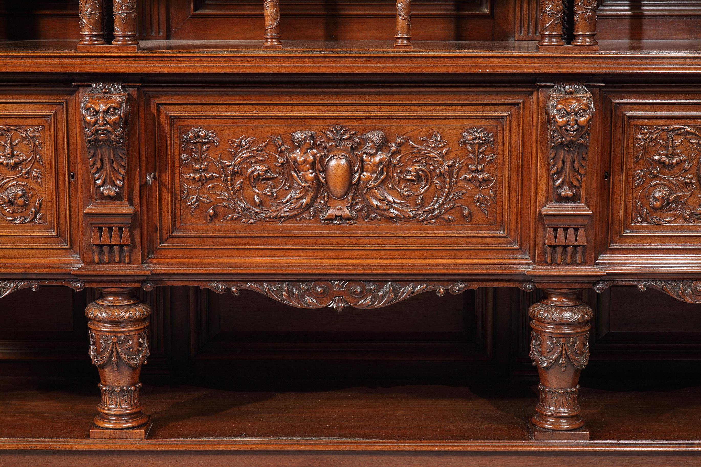Renaissance Style Cabinet, France, Circa 1870 For Sale 3