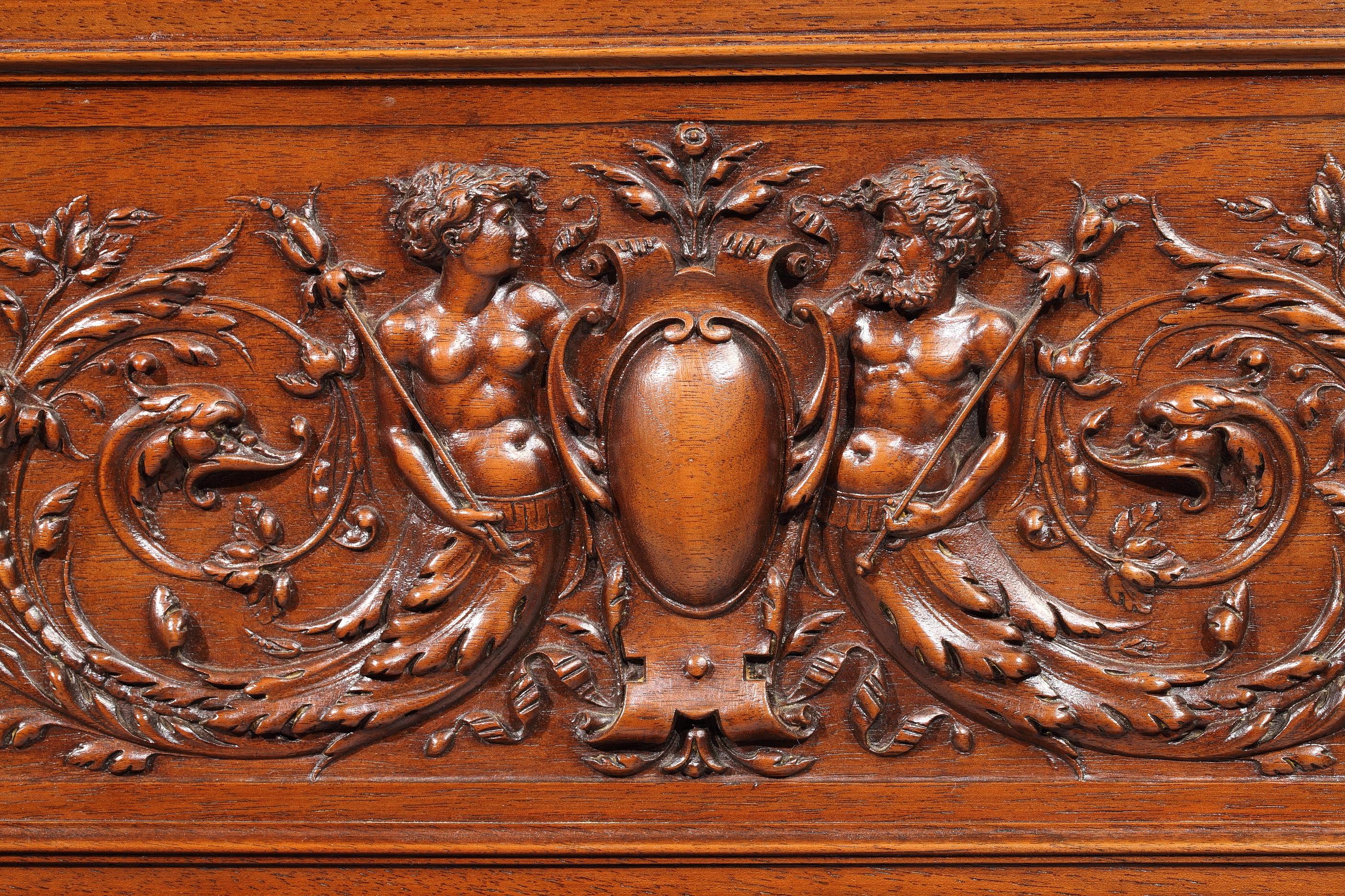 Renaissance Style Cabinet, France, Circa 1870 For Sale 4