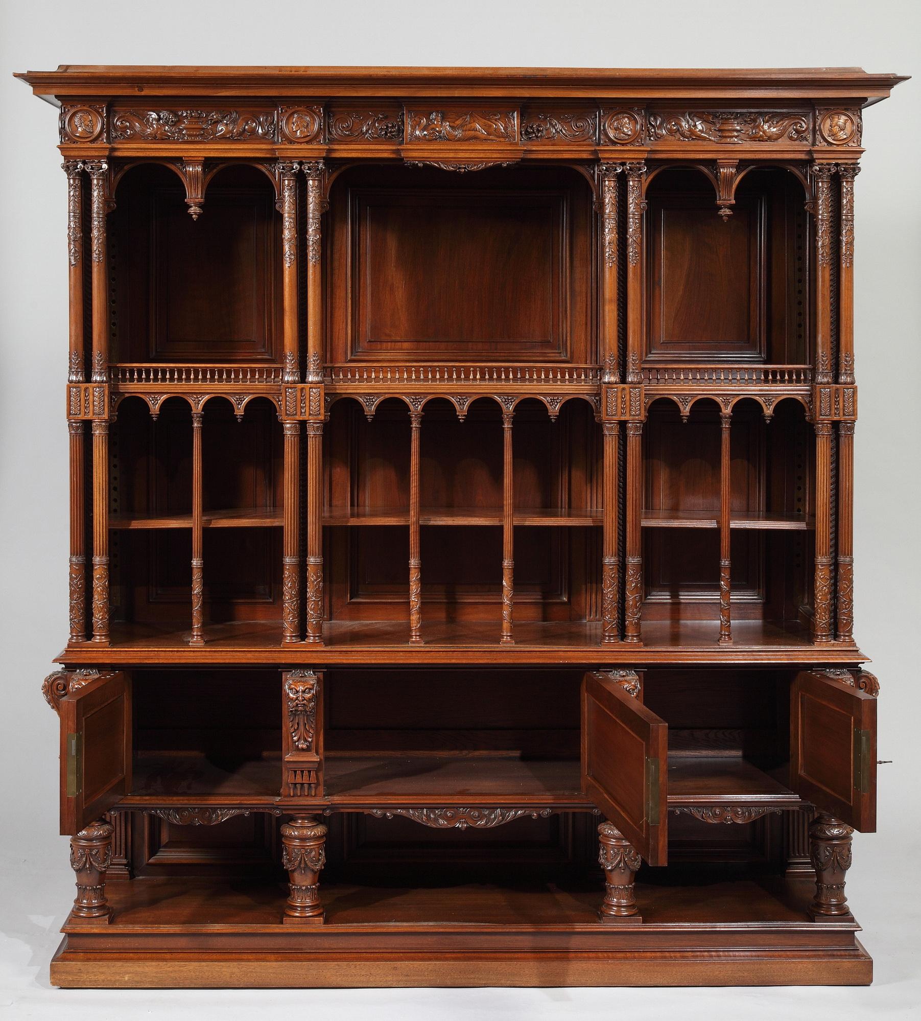 French Renaissance Style Cabinet, France, Circa 1870 For Sale