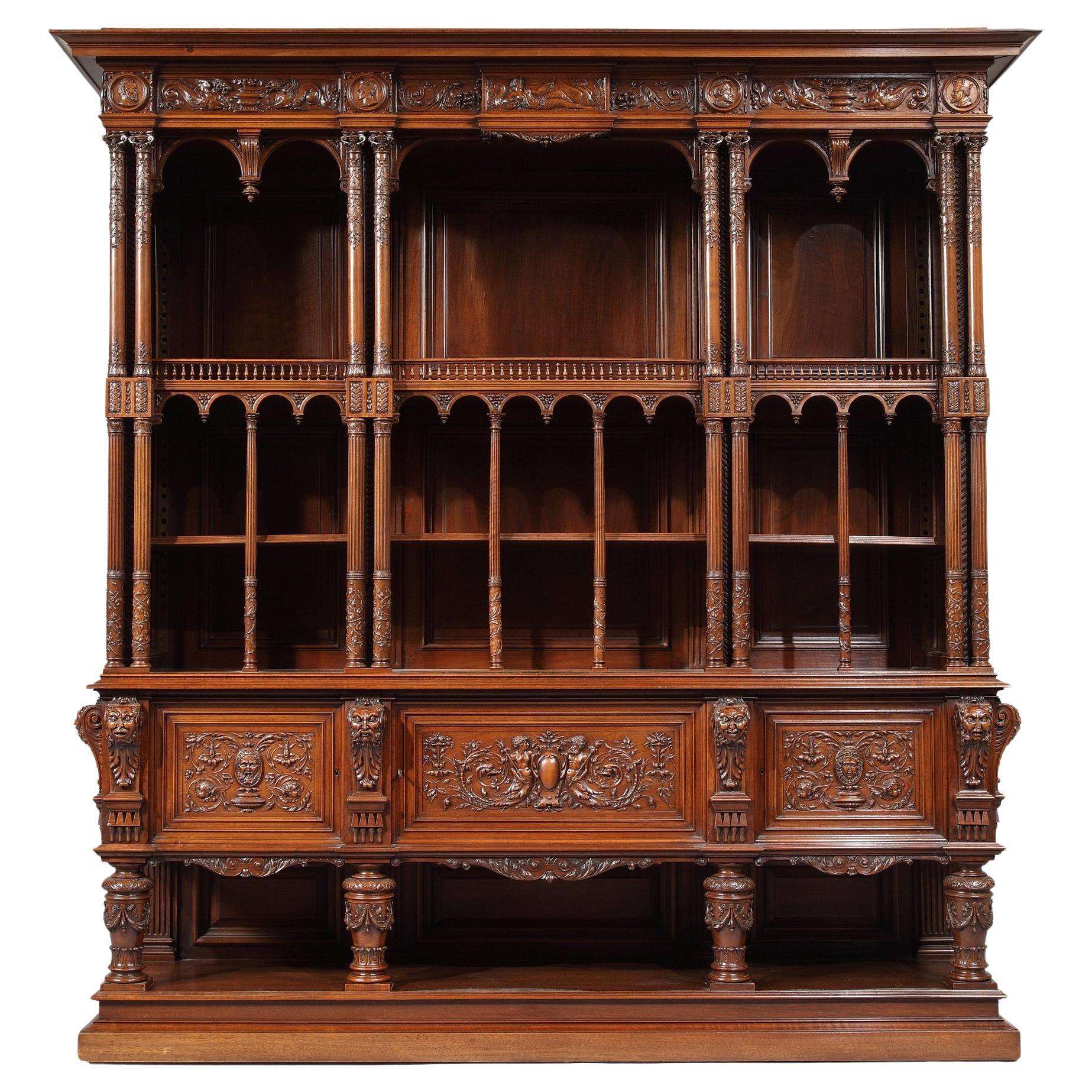 Renaissance Style Cabinet, France, Circa 1870 For Sale