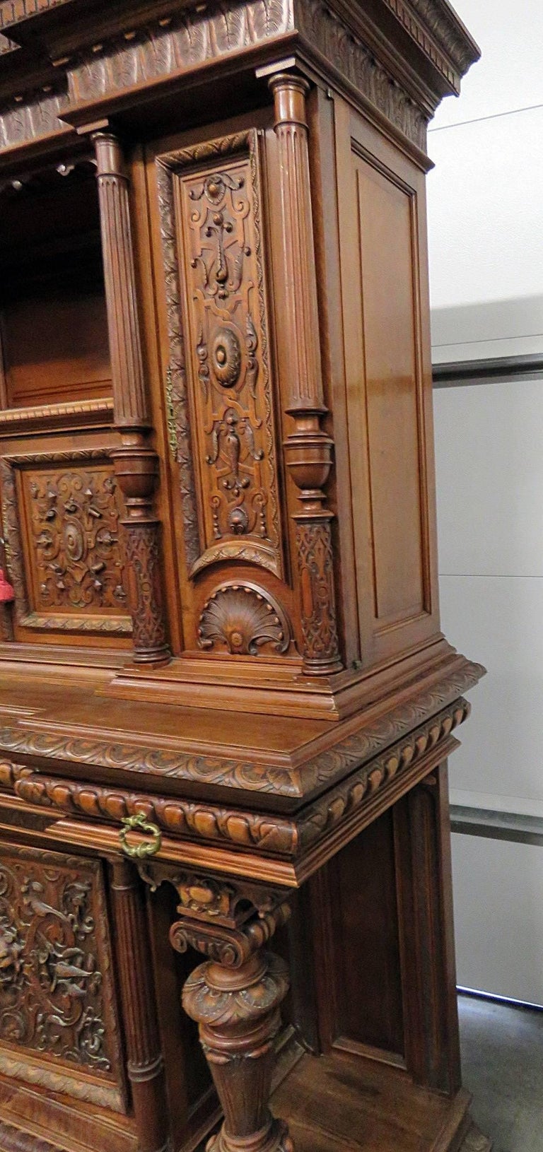 Renaissance Style Carved Cupboard For Sale at 1stdibs