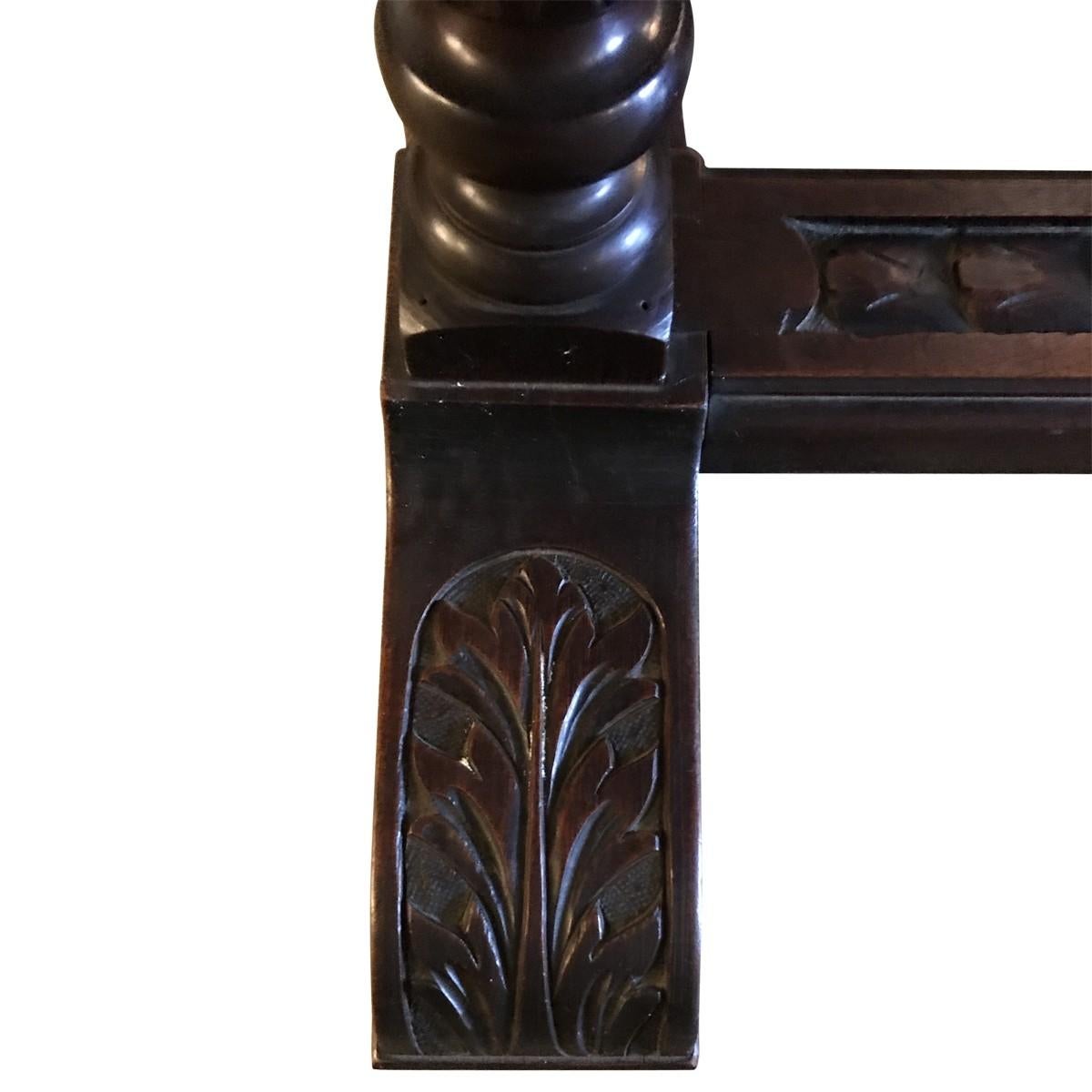 Unknown Renaissance Style Carved Walnut Refectory Table