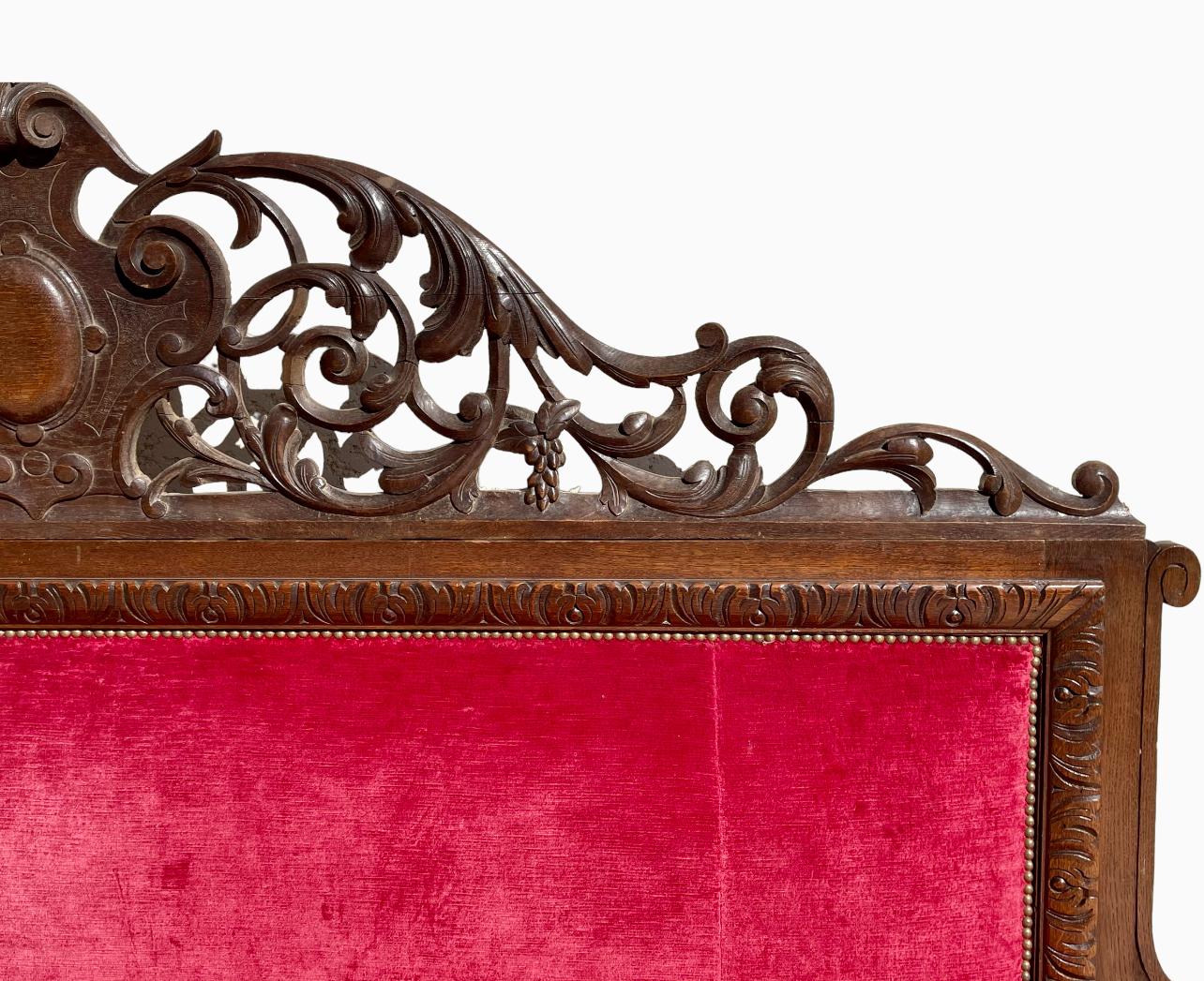 French Renaissance Style Castle Bench  For Sale