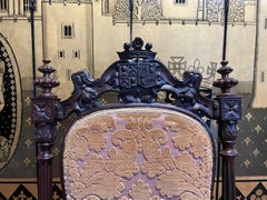 Renaissance style ceremonial armchair