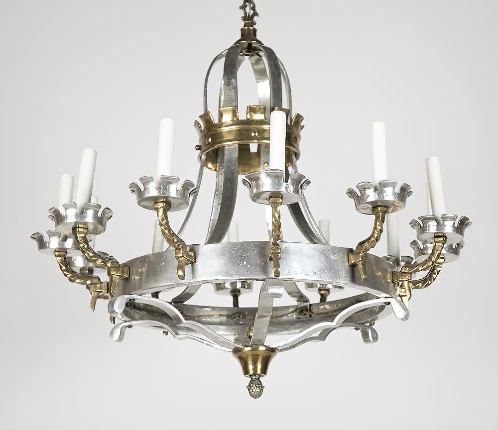 Laiton Lustre de style Renaissance en vente