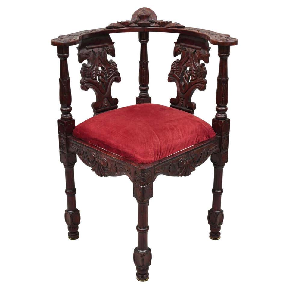 Antique and Vintage Corner Chairs - 558 For Sale at 1stDibs | antique ...
