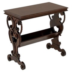 Renaissance Style Mahogany Side Table