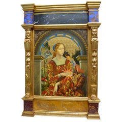 Renaissance Style Oil Painting in the Manner of Botticelli
