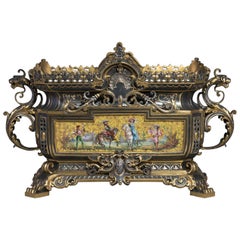 Renaissance Style Porcelain Mounted Jardinière