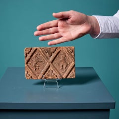 Renaissance Style Terracotta Tile with Lions in Relief