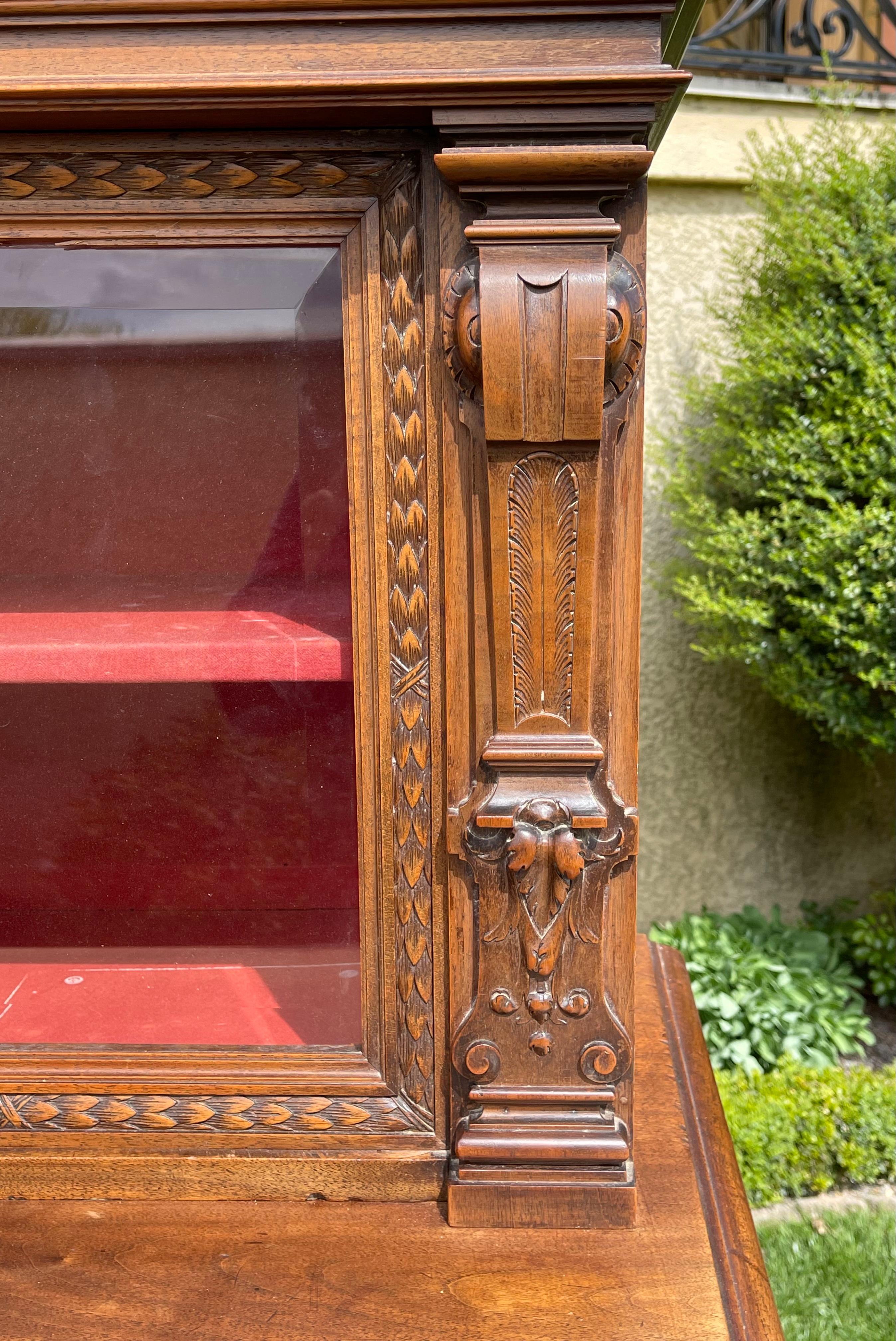 Renaissance Style Walnut Buffet 19th Century For Sale 13