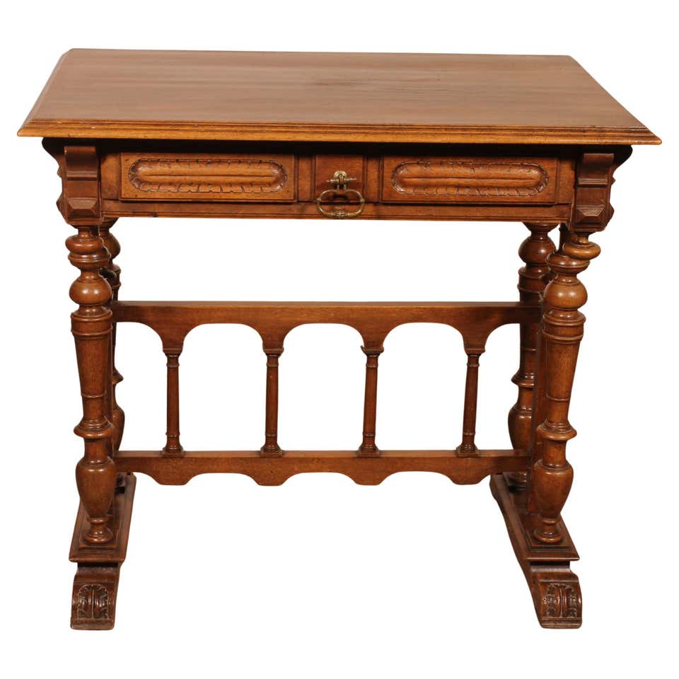 Renaissance Spanish Occassional Table circa 1600 in Walnut For Sale at ...