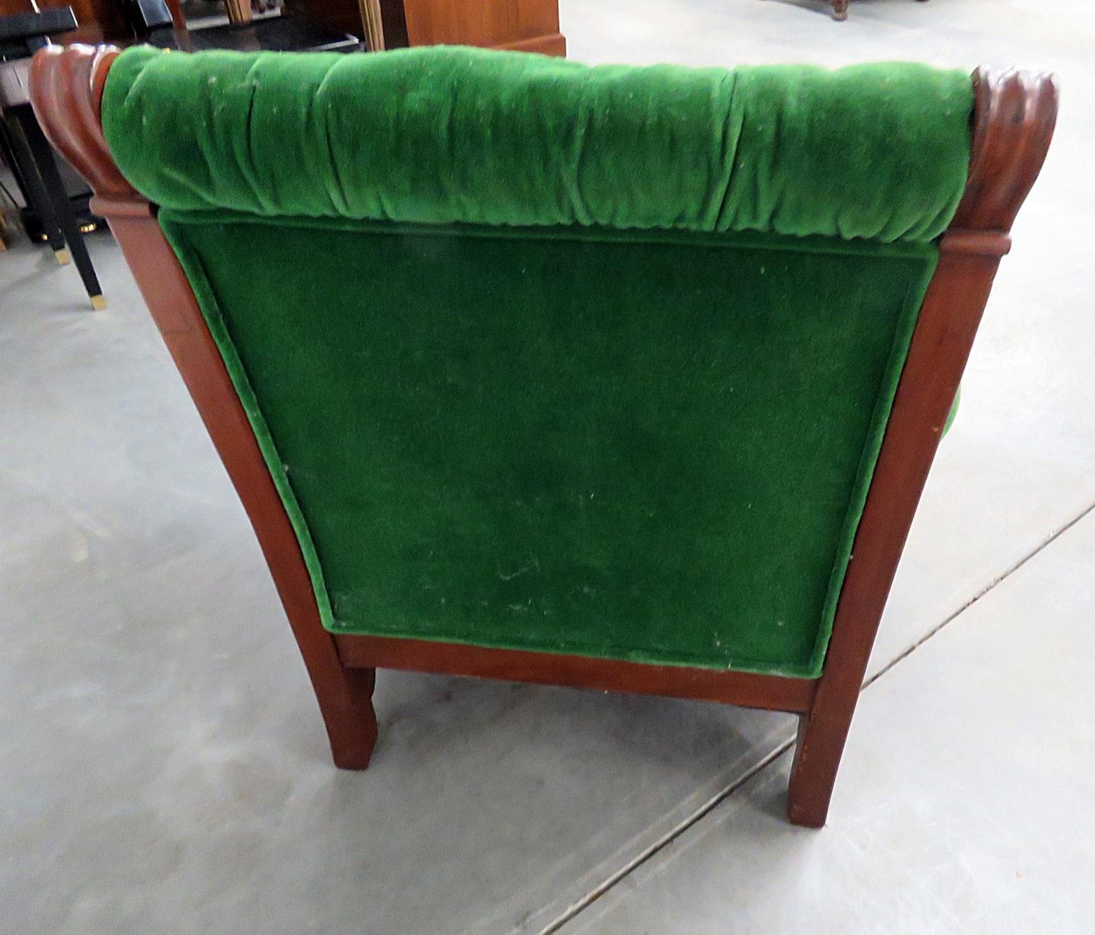 20th Century Renaissance Style Winged Griffin Chair Attributed to RJ Horner