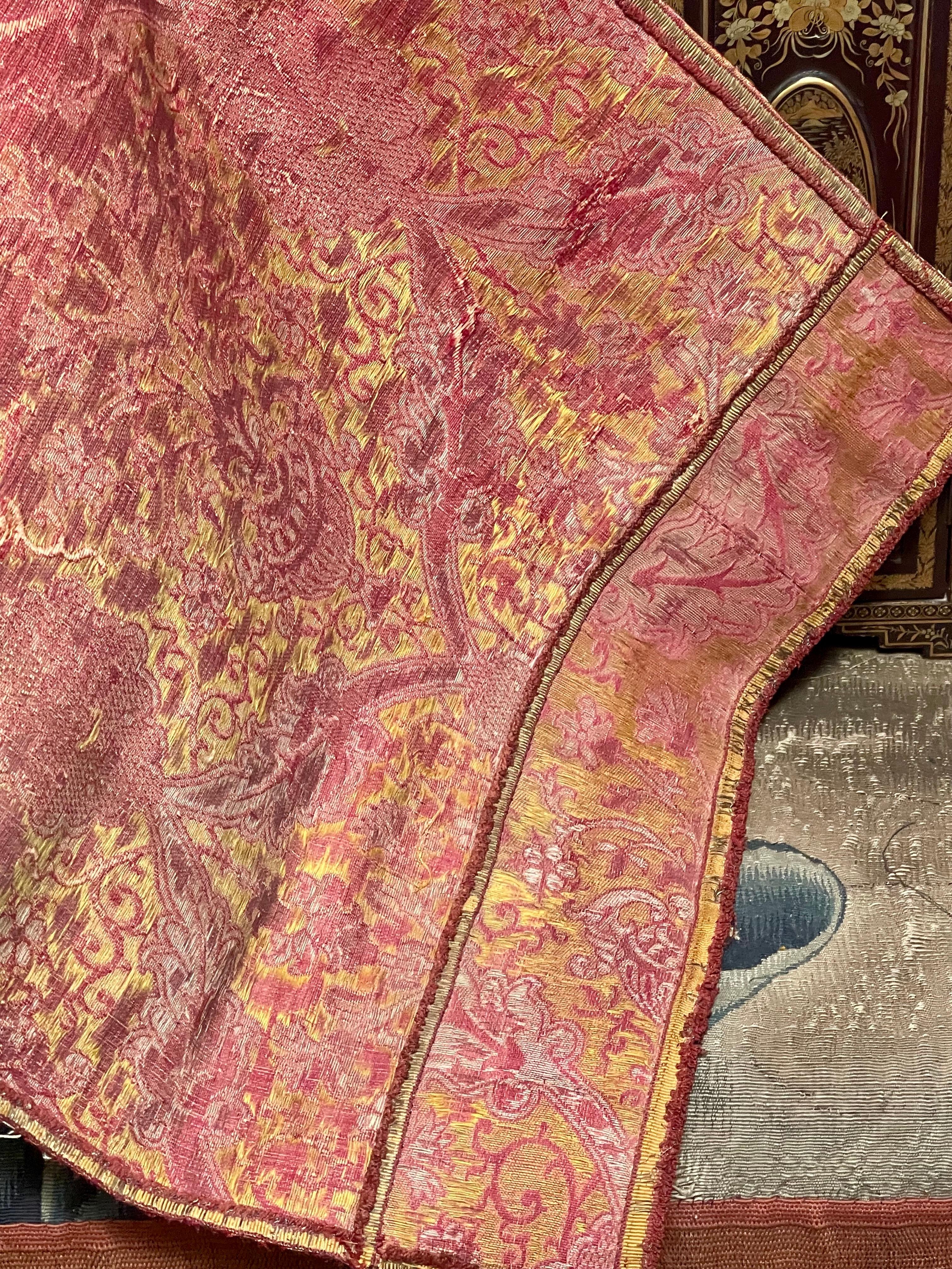 Textile venezianische Seidenlampen aus der Renaissance (Handgefertigt)