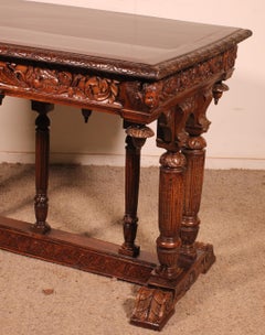 Renaissance Walnut Center Table