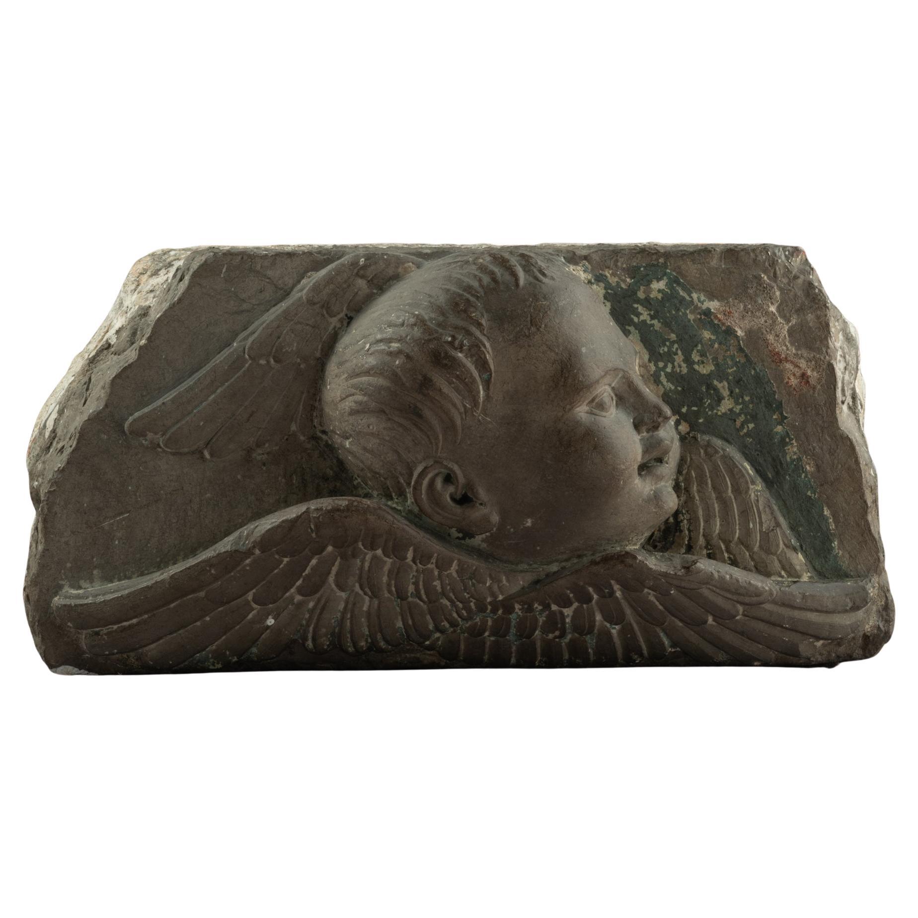 Renaissance Geflügelter Cherub Reliefu2028- Florenz, 15. Jahrhundert