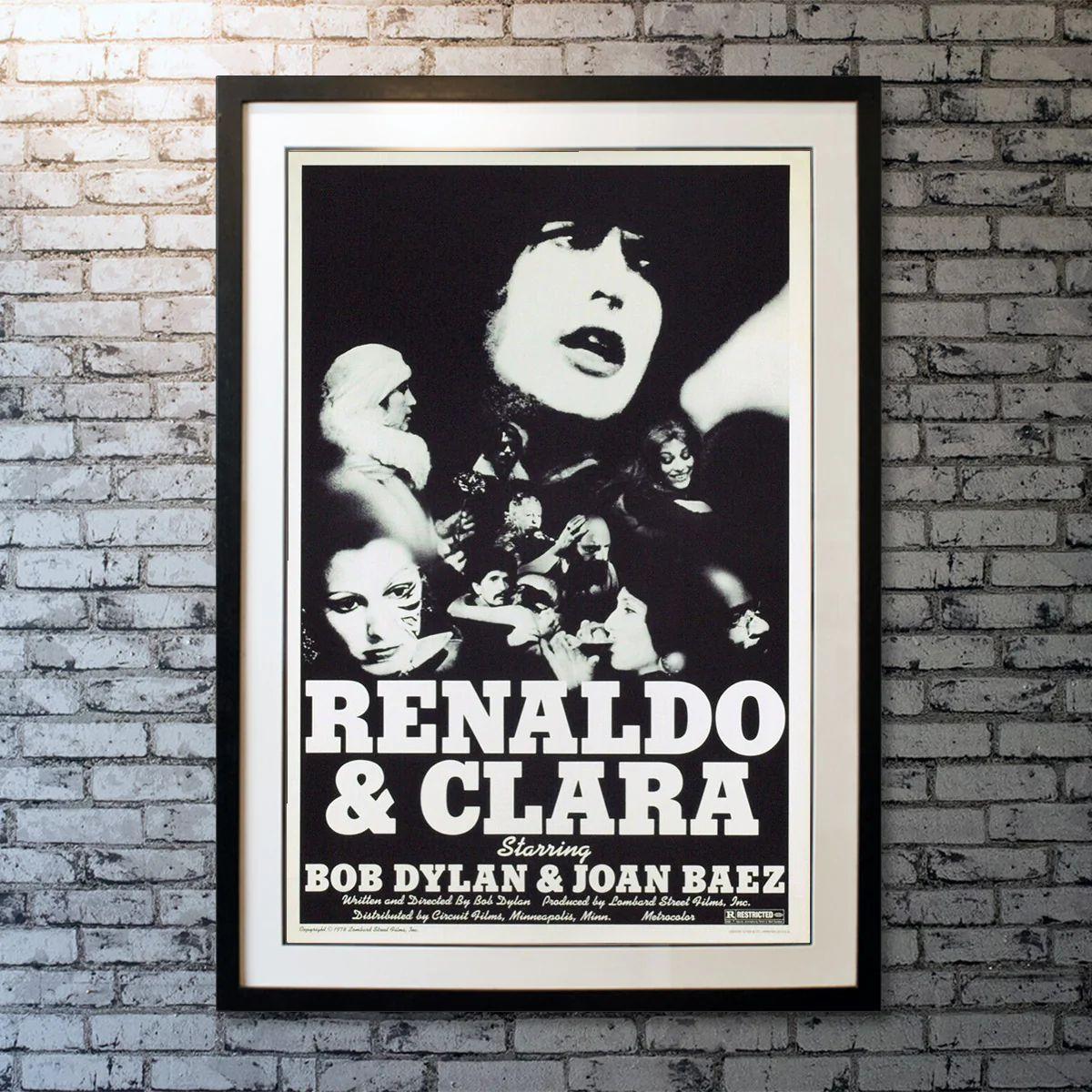 Renaldo and Clara, Unframed Poster, 1978

Original One Sheet (27 X 41 Inches). Bob Dylan on tour with the Rolling Thunder Revue in 1975; concert footage, documentary interviews and bizarre improvised character scenes.

Year: 1978
Nationality: United