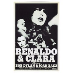 Vintage Renaldo and Clara, Unframed Poster, 1978