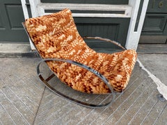 Renaldo Zeri "Ellispse" Italian Rocker Lounge Chair for Selig